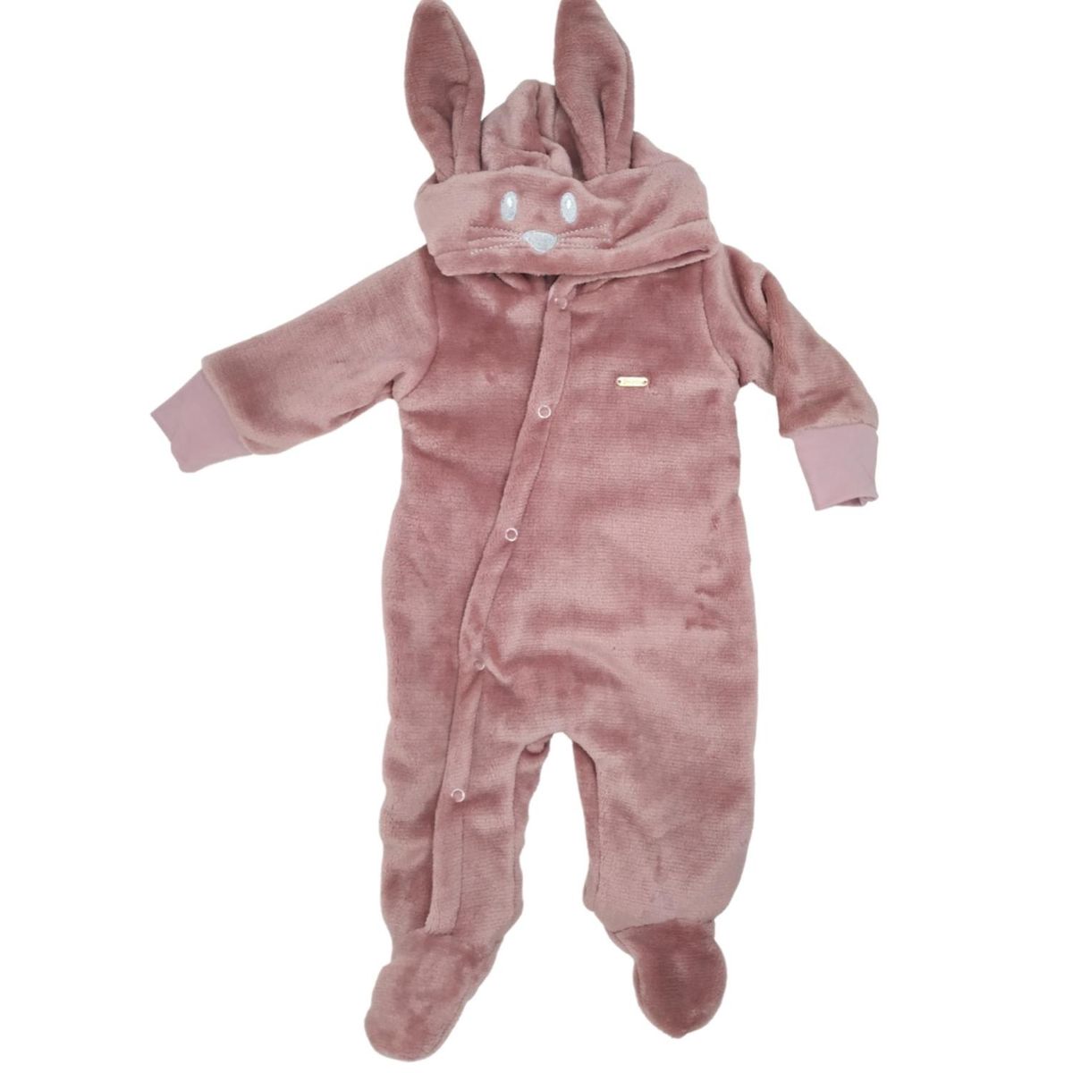 GENERICO - Enterizo bebe acolchado Conejo Morado