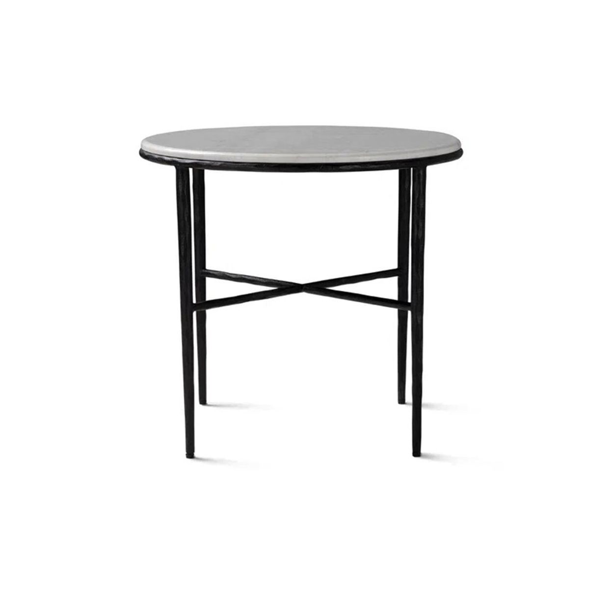 DECOR MESAS - Mesa Lateral Circular Ligera - Mármol