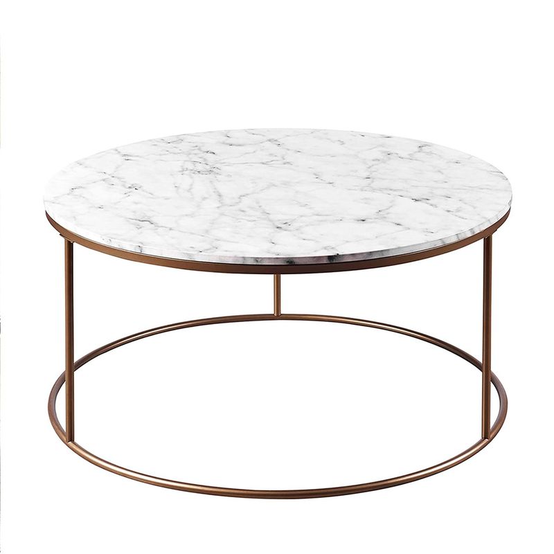 DECOR MESAS - Mesa de Centro Golden - Mármol
