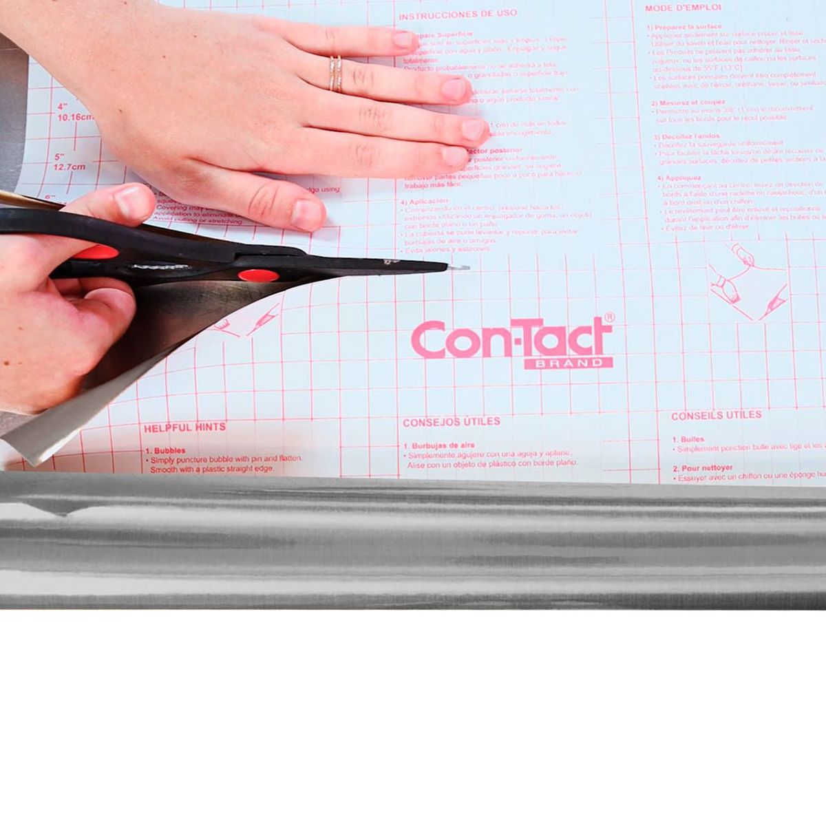 CONTACT - Lámina Con-Tact® Metal FX™ Estaño 45.72 x 182.88 cm