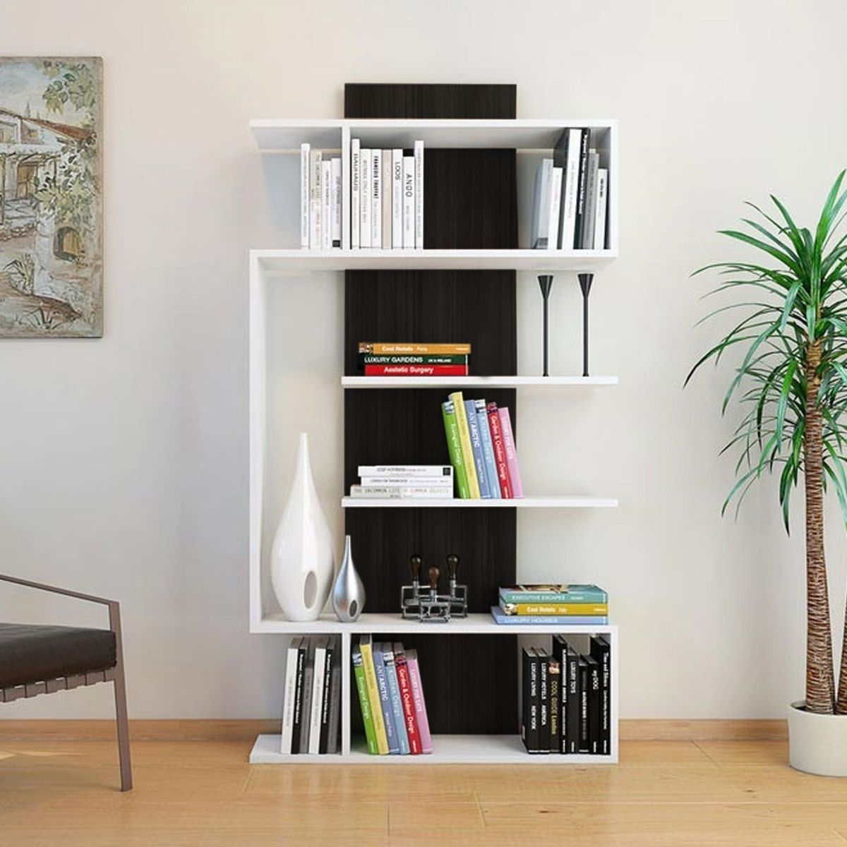 VILLA HOGAR - Estante organizador Mónaco negro - Villa Hogar