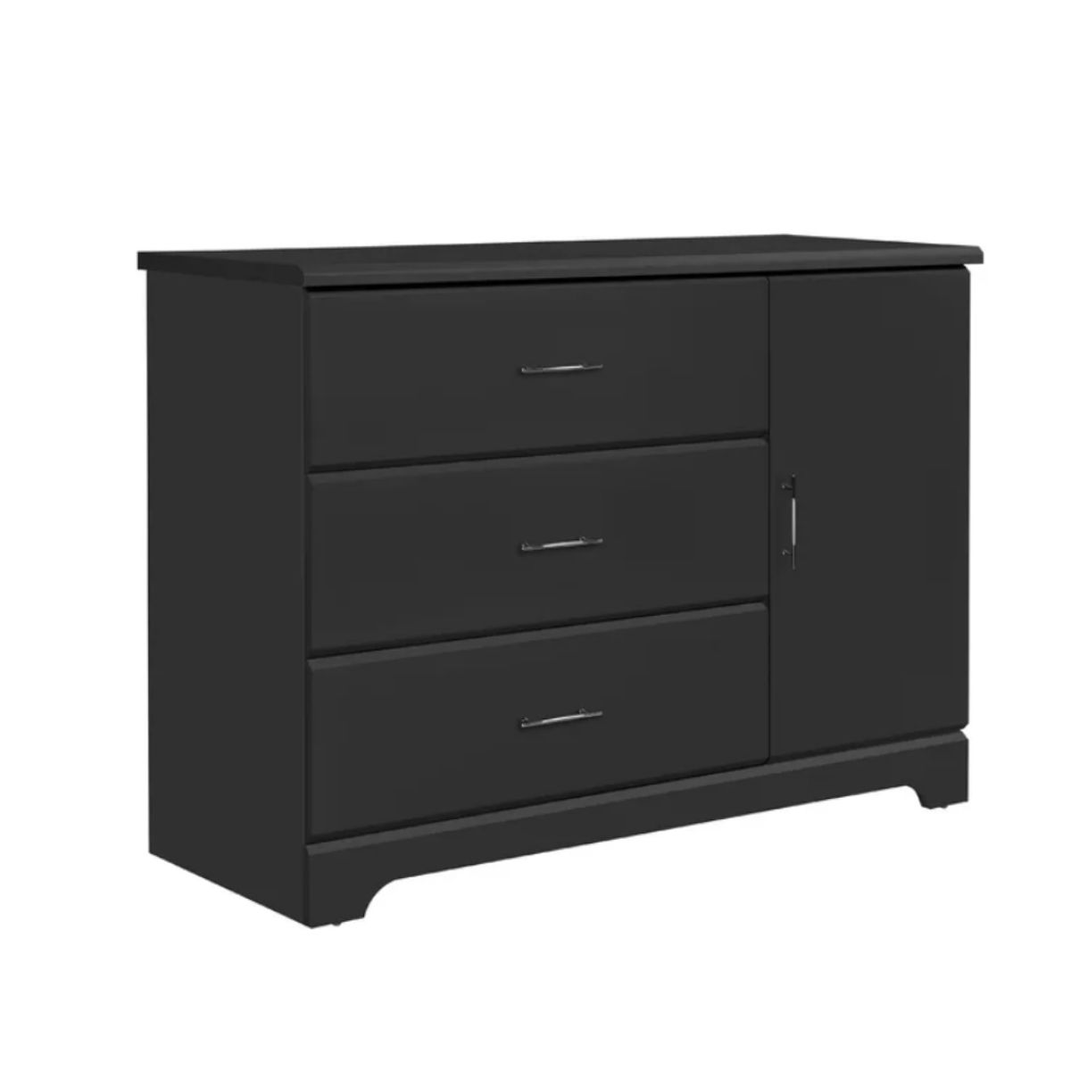 VENTITAS HOME - Cómoda Moderna Milenna 4 Compartimientos Ventitas Home Plomo