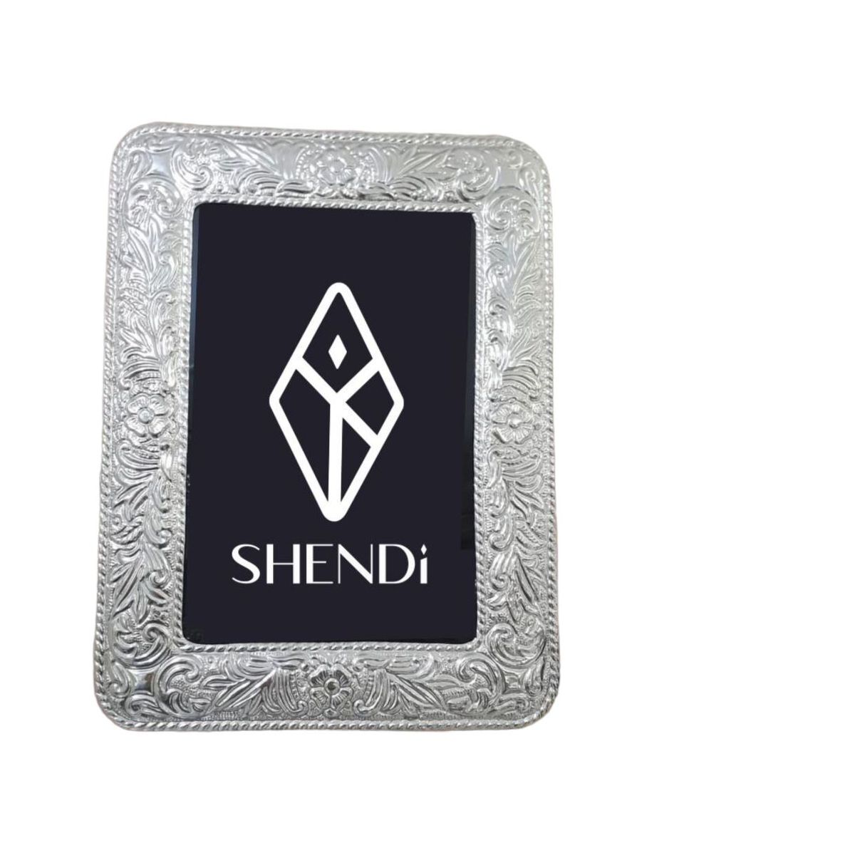 PERU - Decorativo Adorno Marco cuadro colonial PLat. ley 950 foto de 13x18