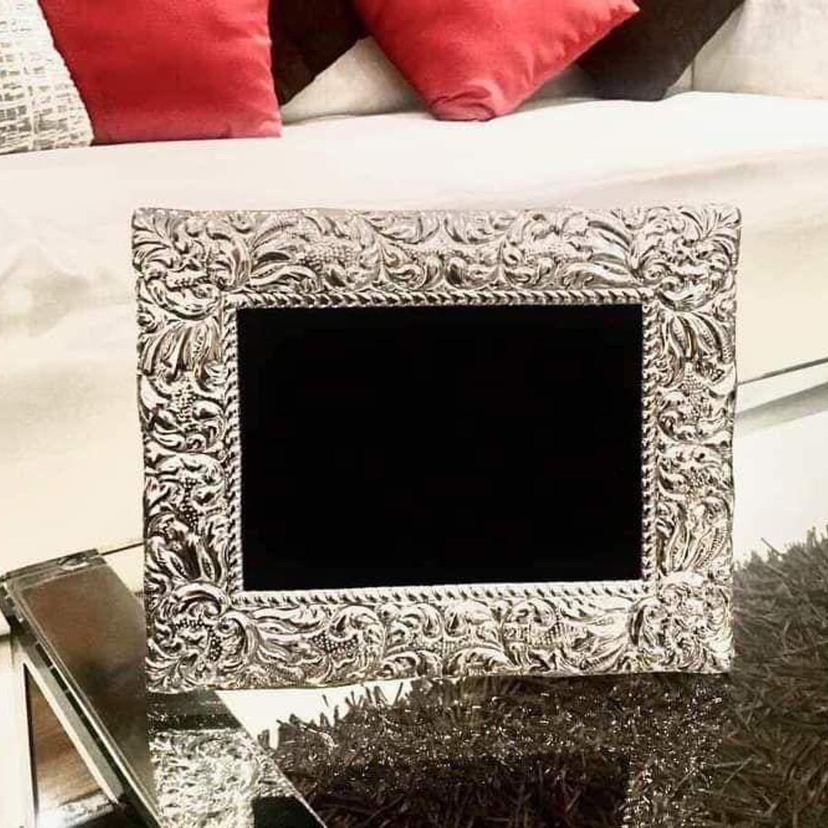 PERU - Decorativo Adorno Marco cuadro colonial PLat. ley 950 foto de 15x20