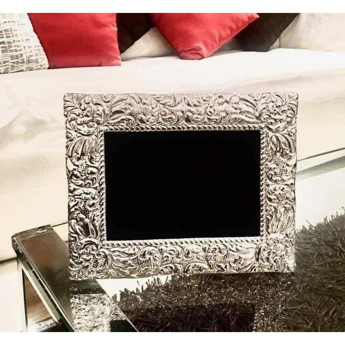 PERU - Decorativo Adorno Marco cuadro colonial PLat. ley 950 foto de 15x20