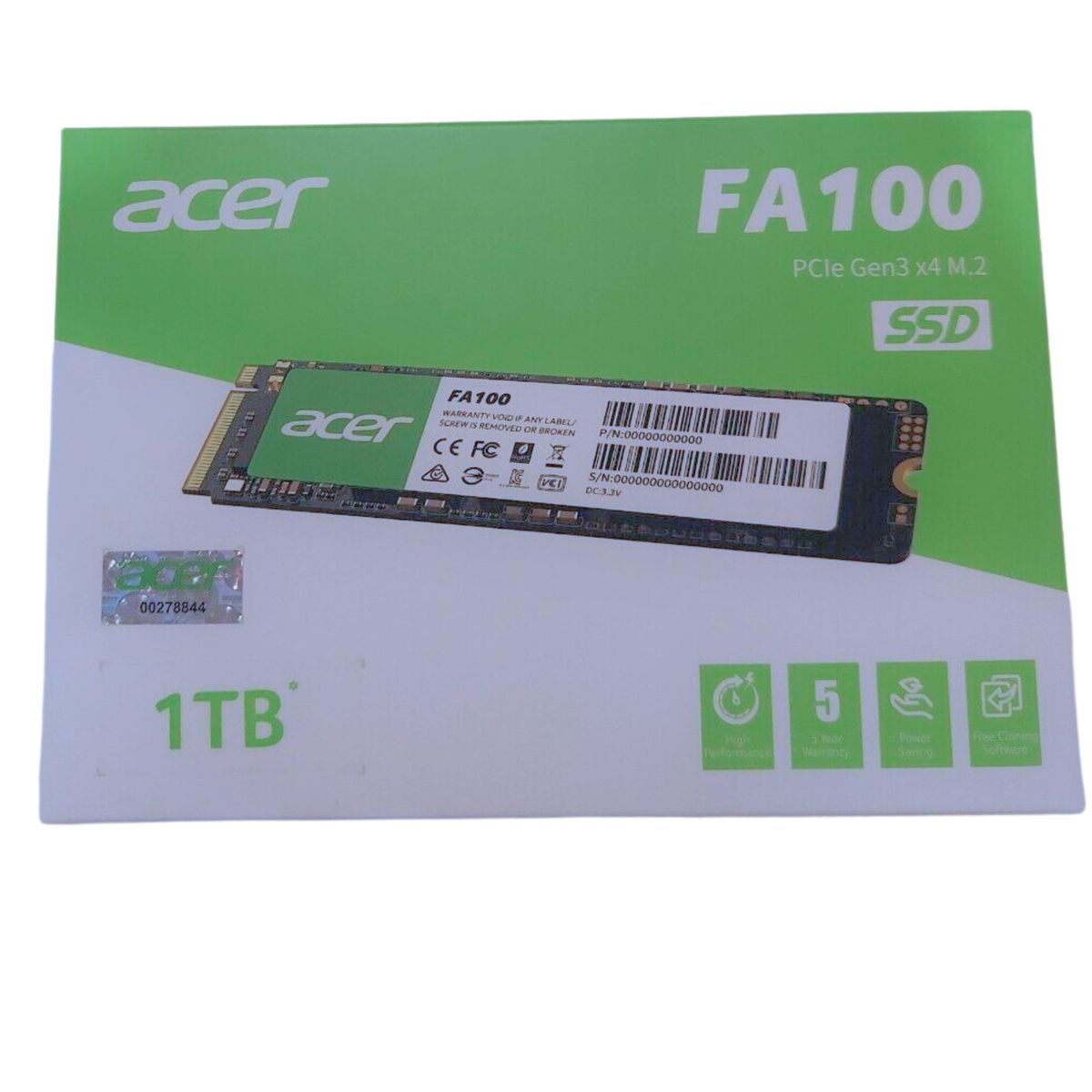 ACER - SSD ACER FA100 10TB M2 PCIE X4 NVME BL9BWWA120