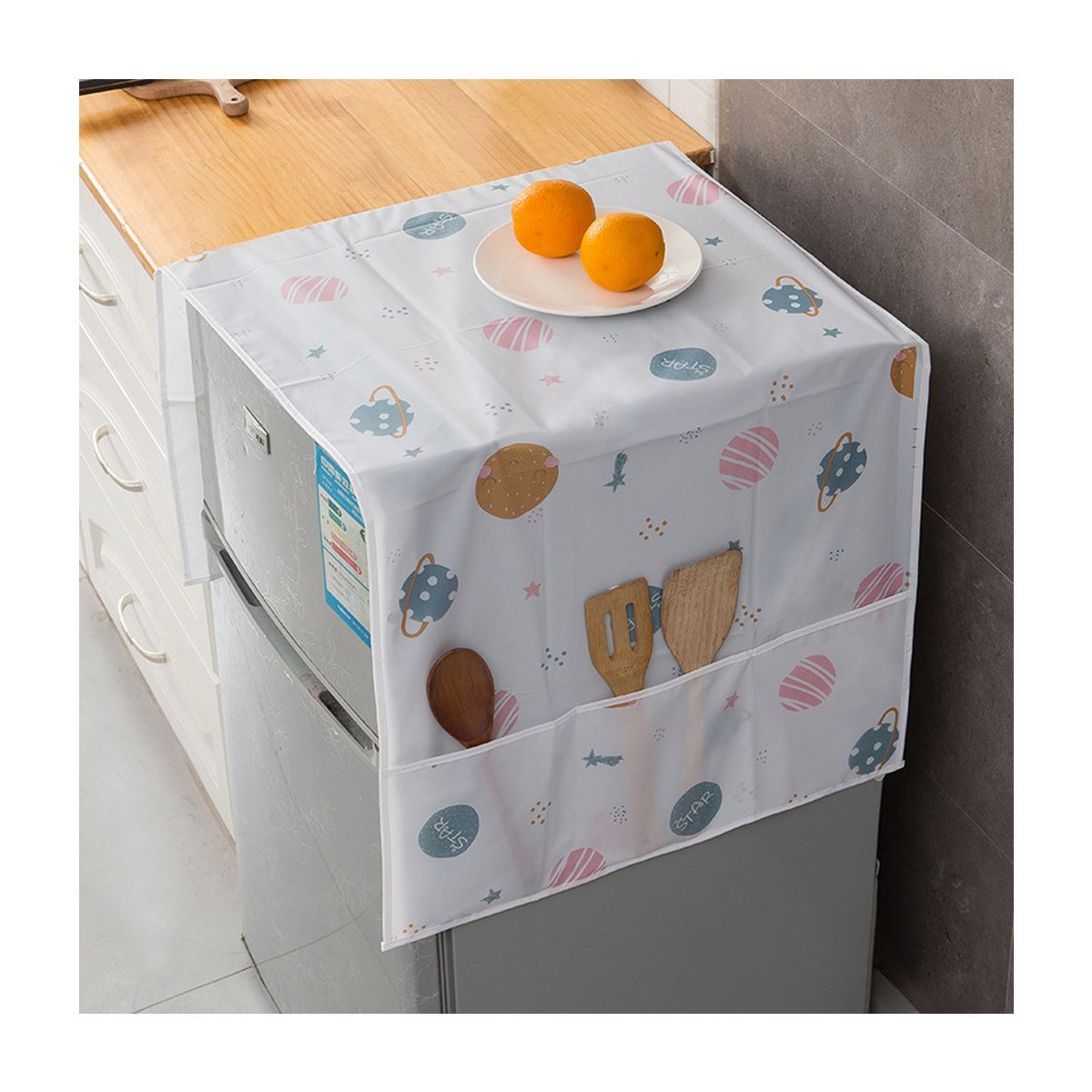 GRETAIL - Cobertor Protector Impermeable Organizador Para Refrigeradora