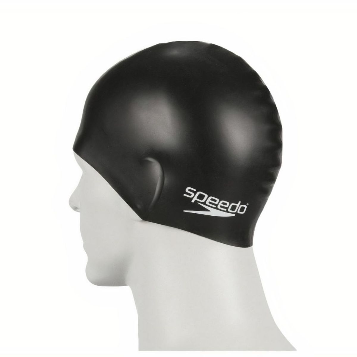 SPEEDO - Gorro para Natacion Speedo Plain Flat Negro