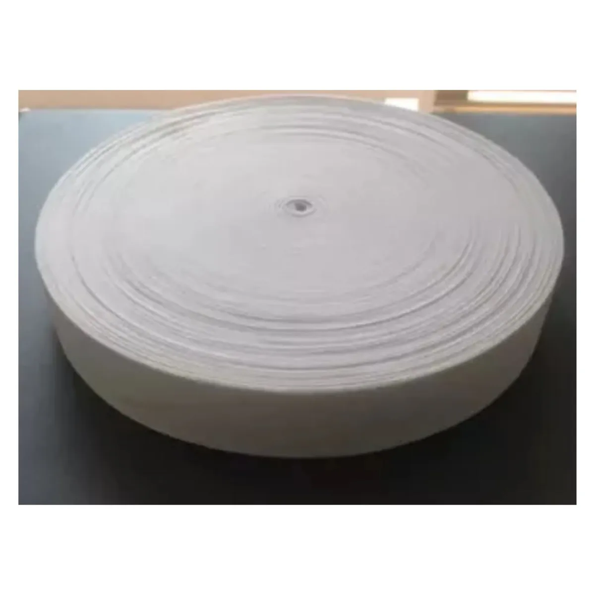 GENERICO - Rollo De Elástico Poliéster Blanco 4 Cm De Ancho Mercería