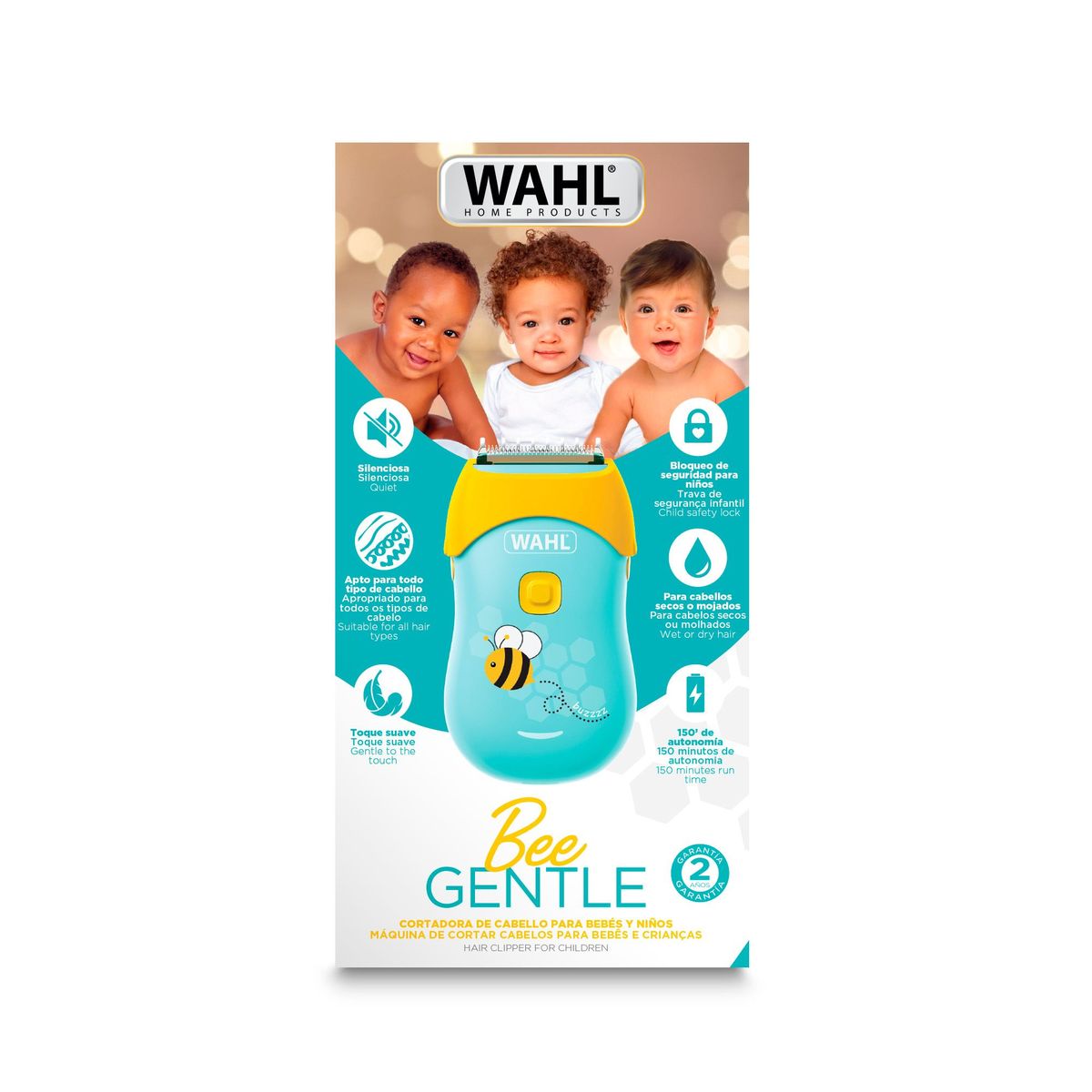 WAHL - Cortadora de cabello para bebes y niños wahl 70002-008