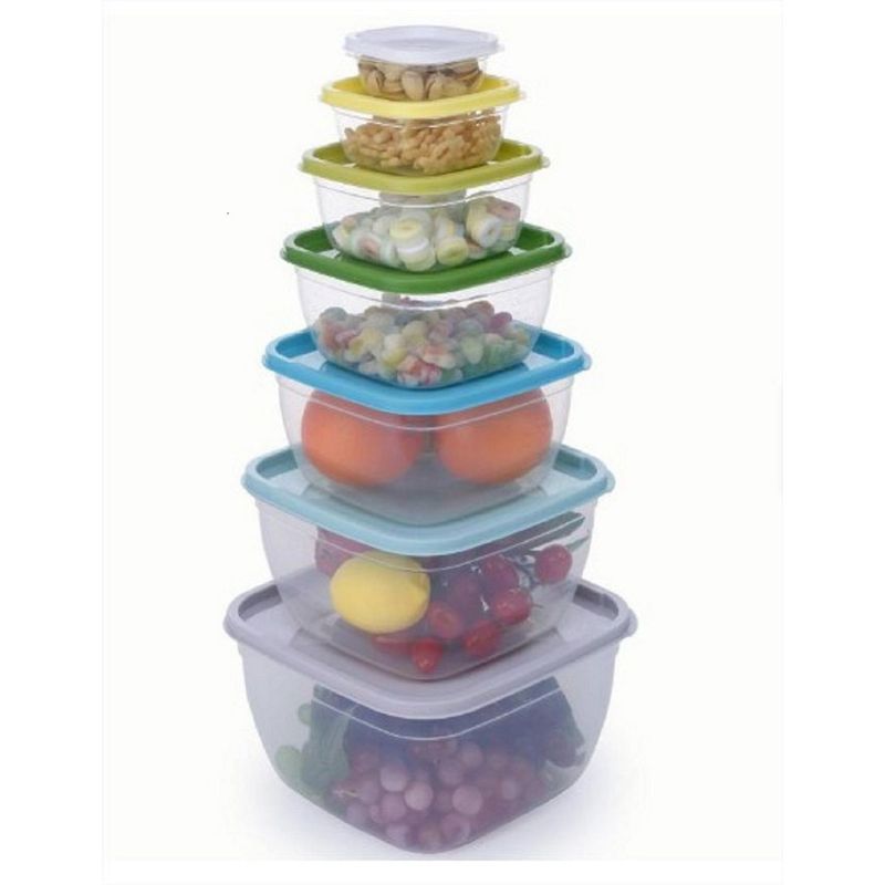 GENERICO - Set 7 Piezas taper Contenedor de Plástico