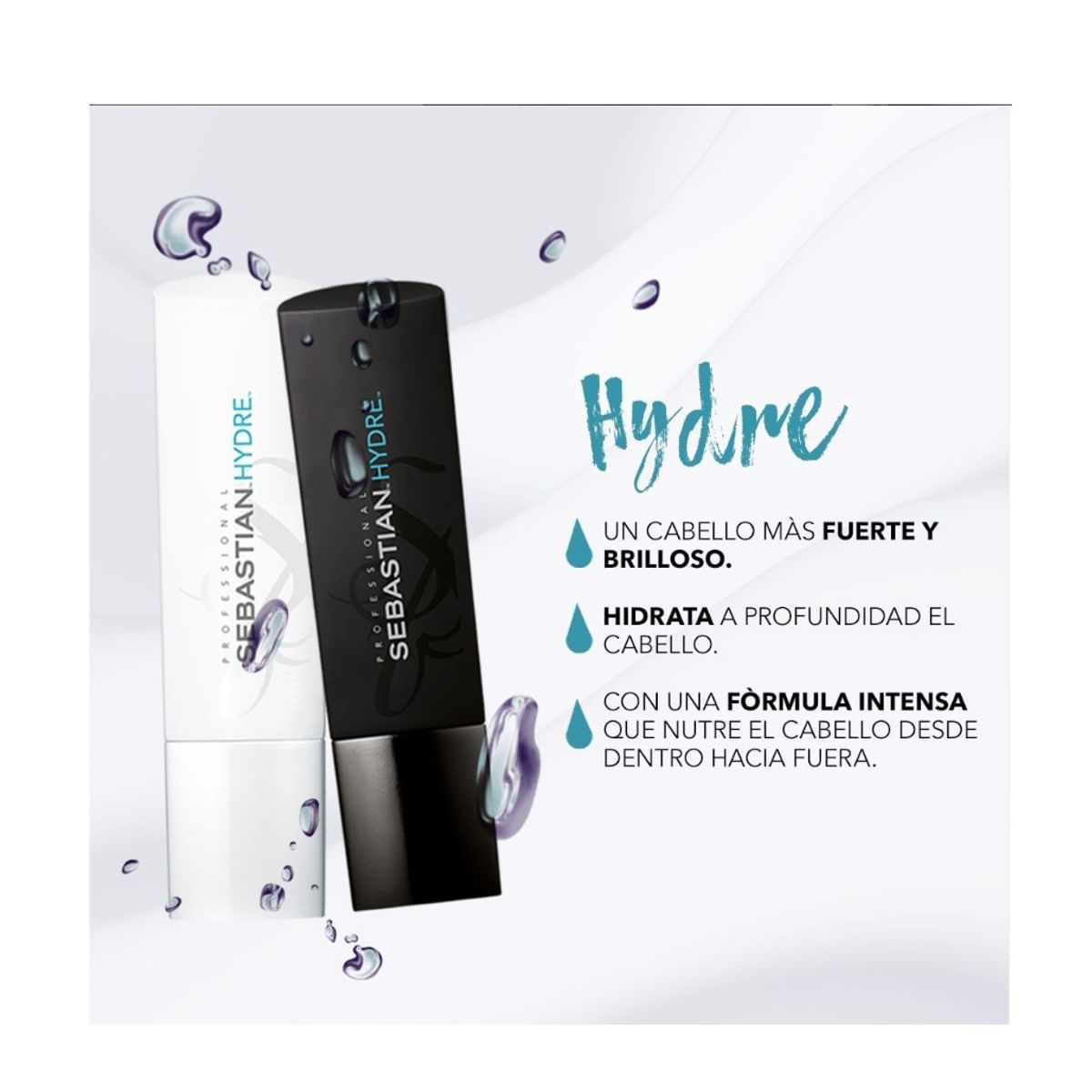 SEBASTIAN - Shampoo 250ml  + Acondiciondor 250 Hidratacion Profunda Hydre Sebastian