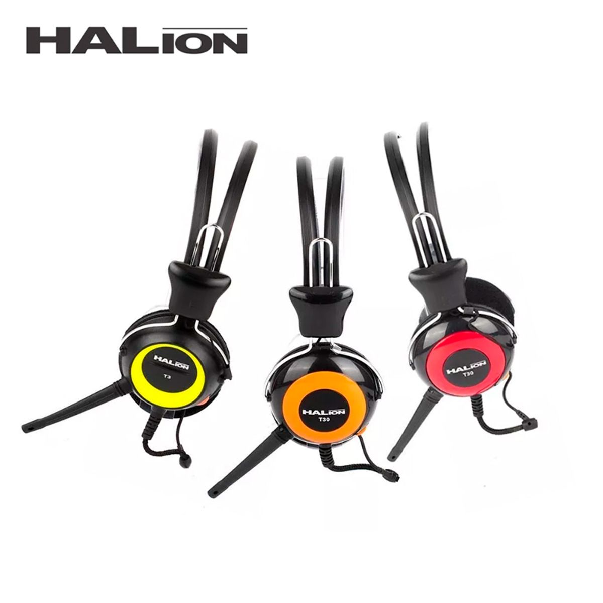HALION - Audifonos HALION T30 - Color Rojo - Naranja - Verde