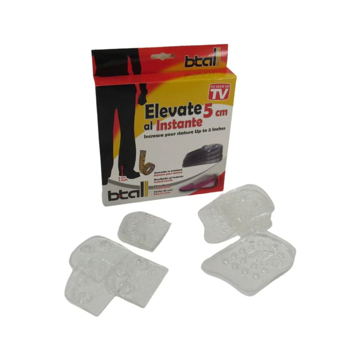 OEM - Plantilla Btall Incrementa Su Estatura hasta 5cm Elevate Gel