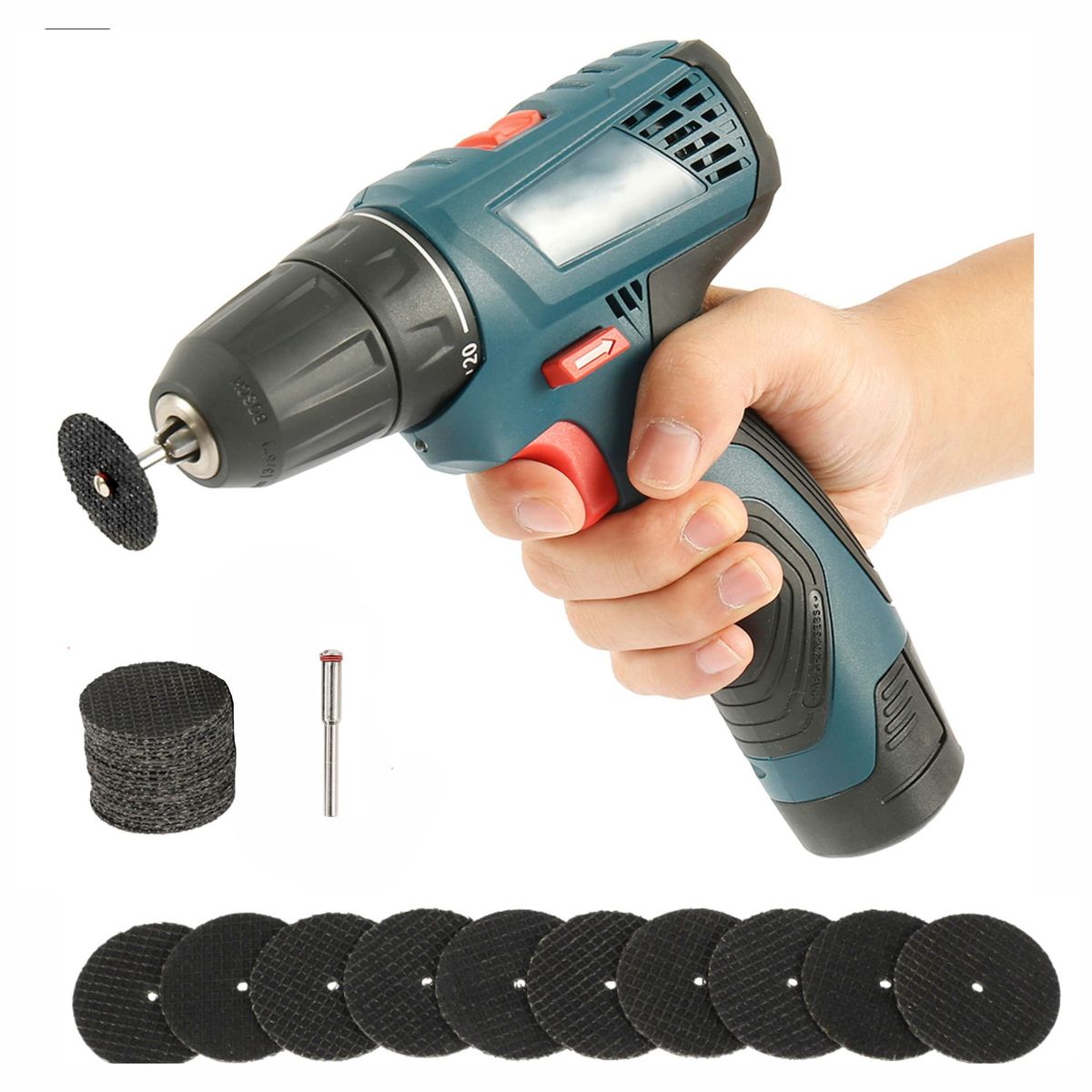 GENERICO - 10 Discos Corte de Metales para Dremel Taladro – Cortar Metal