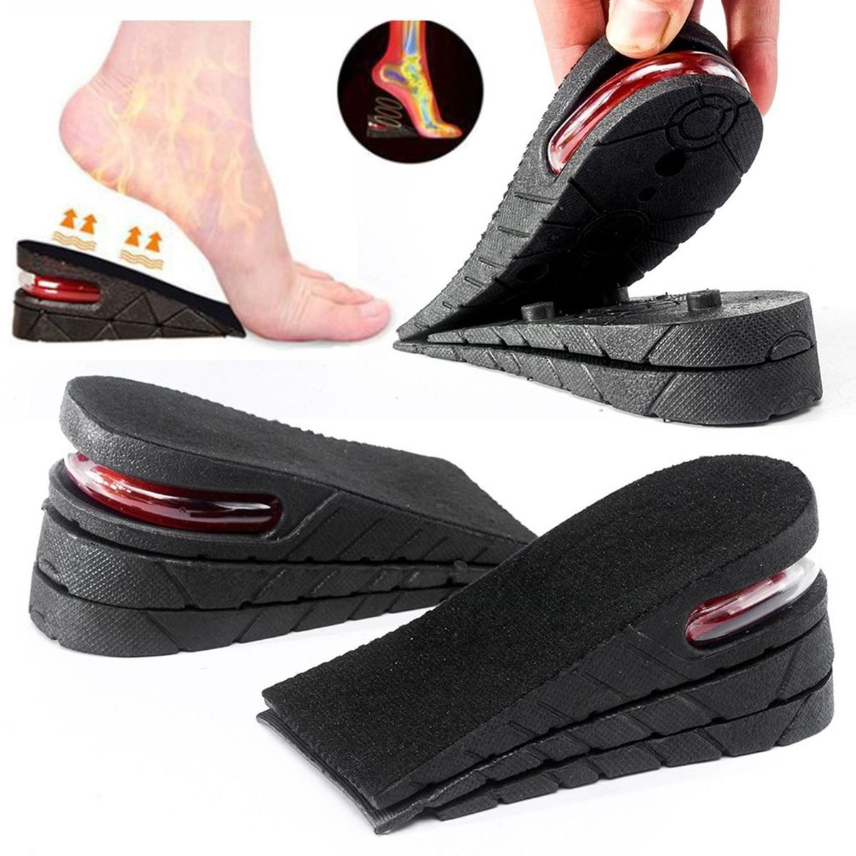 OEM - Crece Plantillas Elevate Shoes Cápsula de Aire hasta 5cm