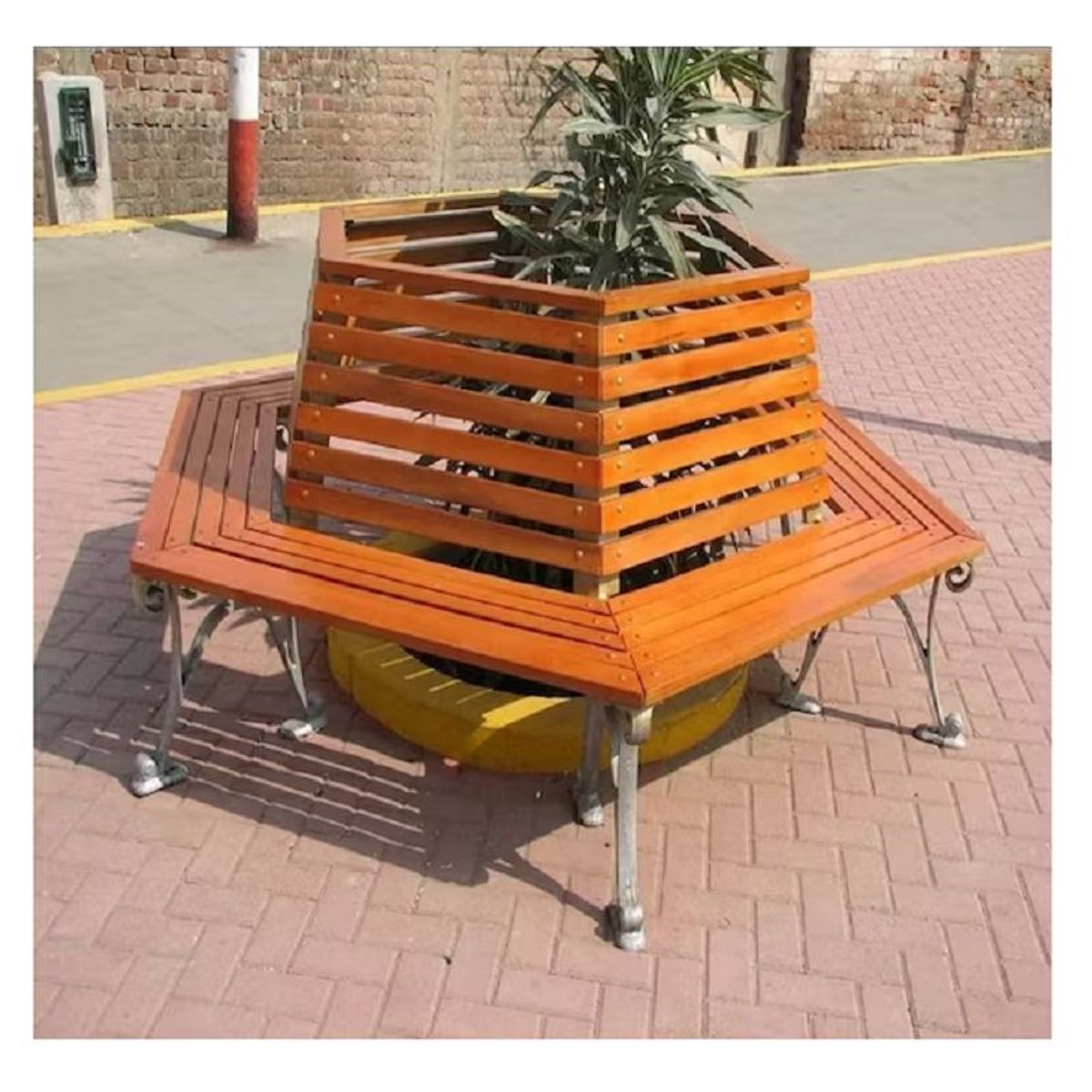 DMUEBLES - DM Banca para Jardín o Parque - Hexagonal