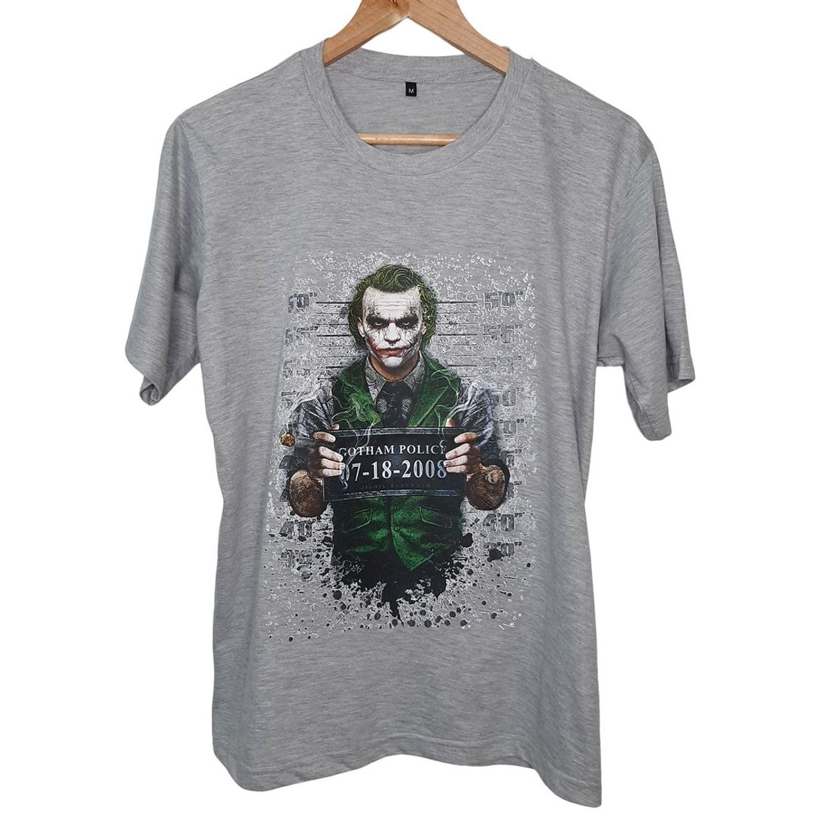 GENERICO - Polo Hombre Manga corta Joker - Plomo.