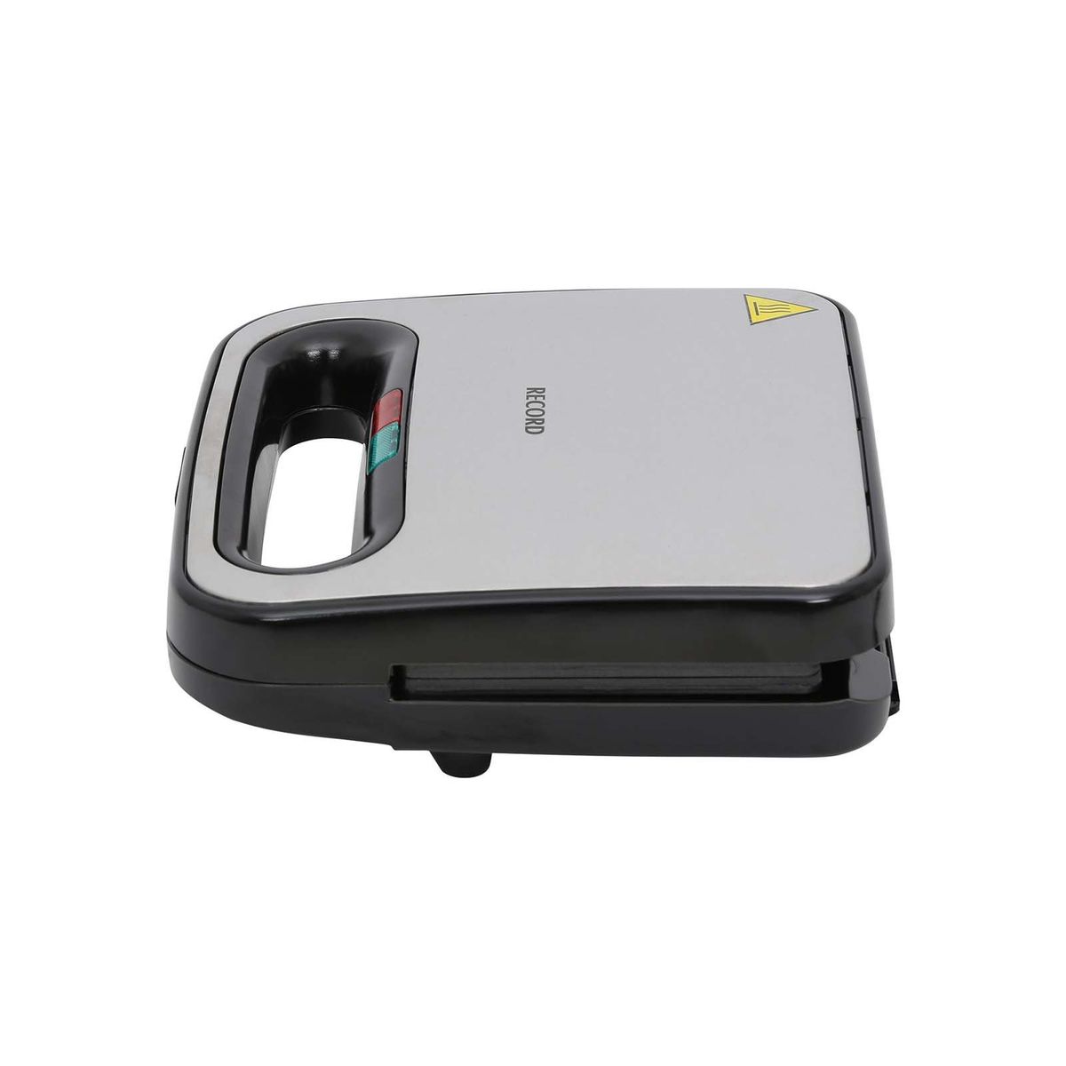 RECORD - Sandwichera Eléctrica RECORD Antiadherente Plateado REC-INSAC101