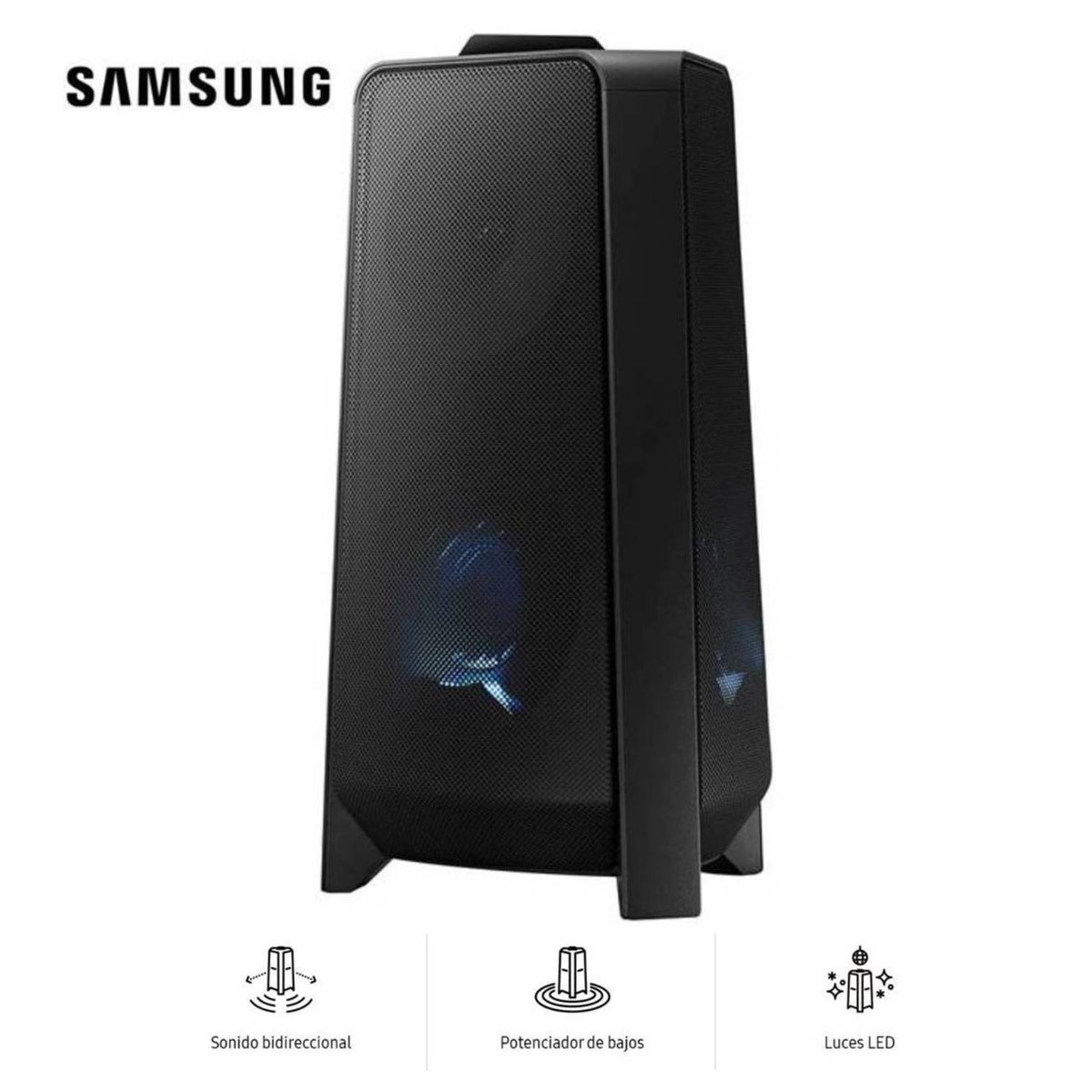 SAMSUNG - Torre de Sonido Samsung 300W con Bluetooth MX-T40 negro