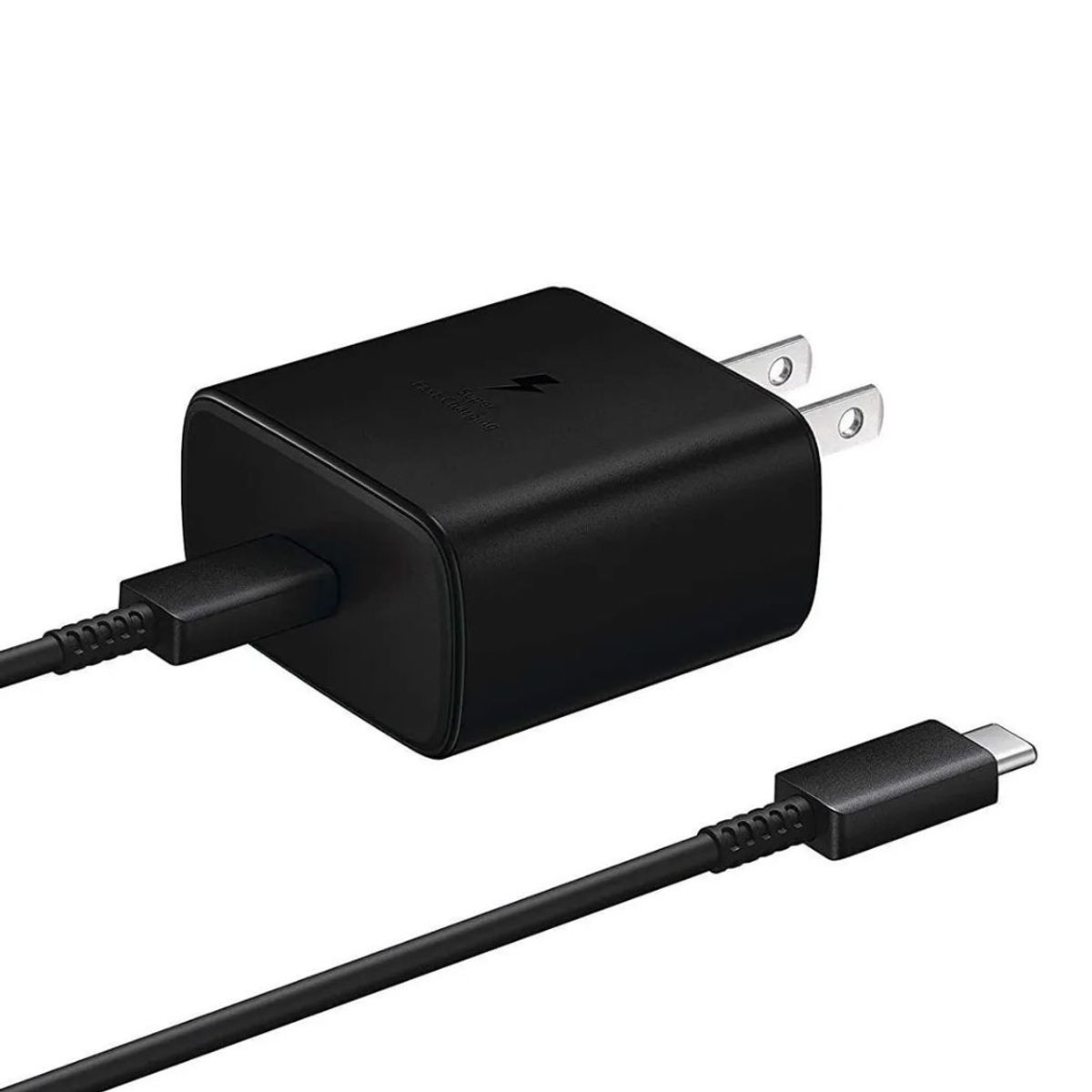 GENERICO - Cargador 45w USB-C para Galaxy S23 Ultra Note 20 Ultra Negro