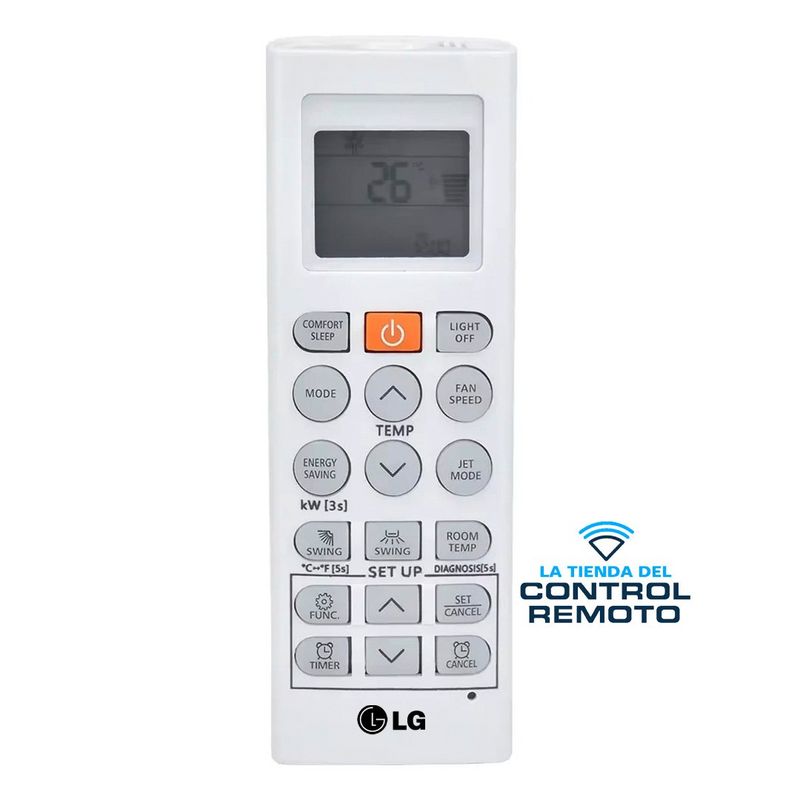 GENERICO - Control Para Aire Acondicionado LG Frio Caliente Inverter