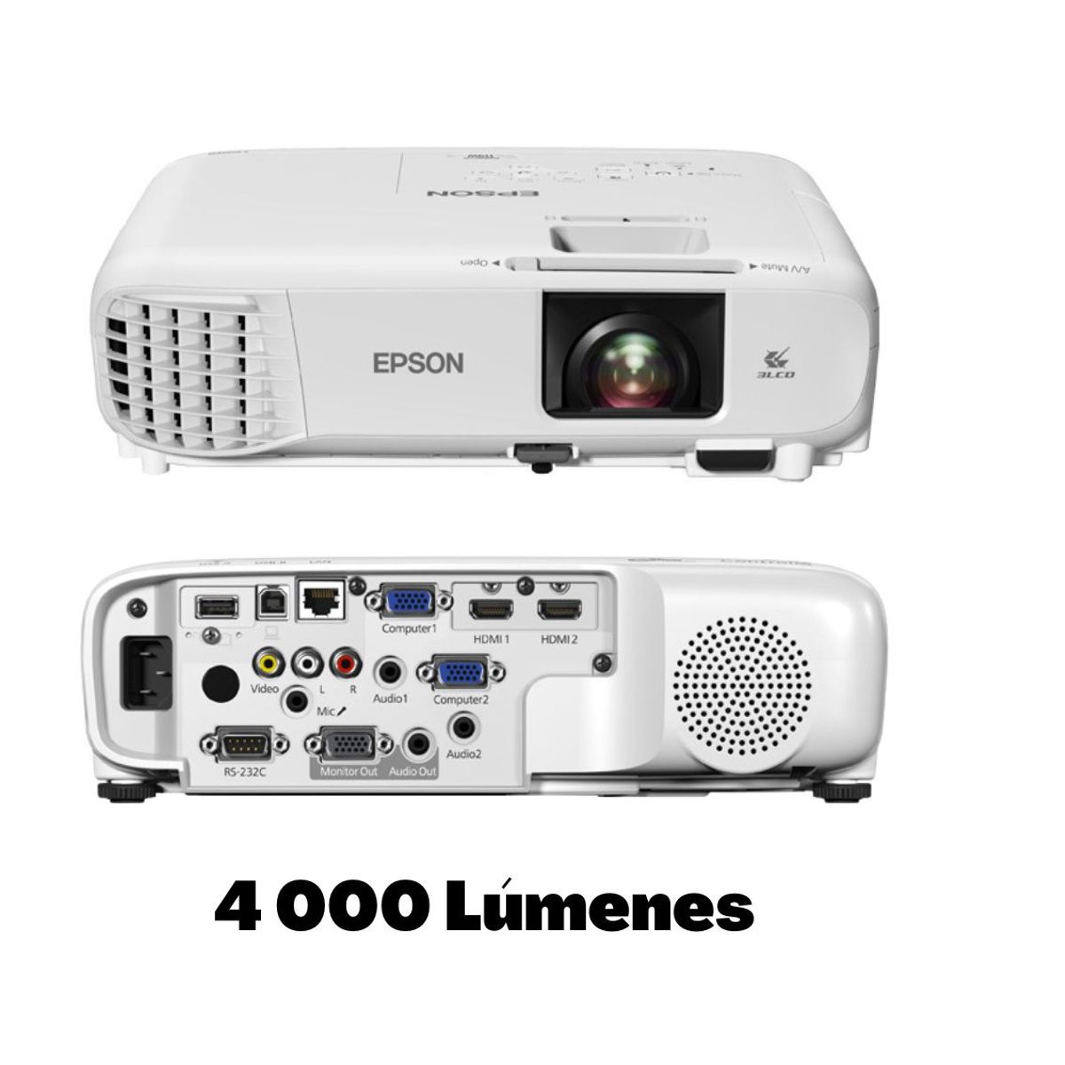 EPSON - PROYECTOR EPSON 119W 3LCD WXGA con Dial HDMI 4000 LUMENES