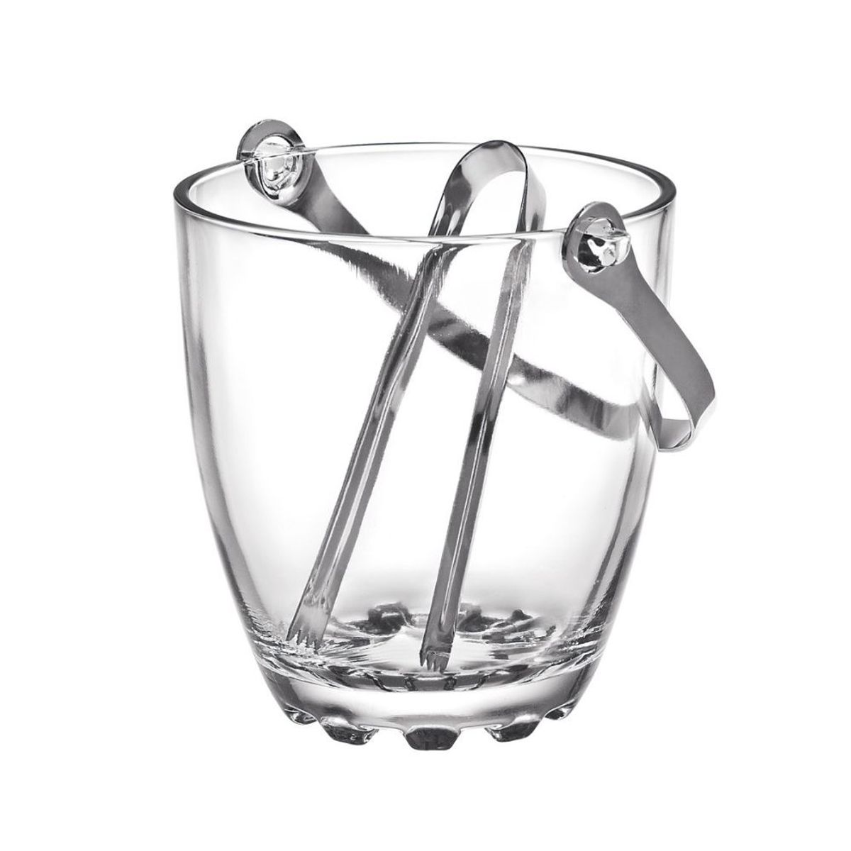 HYGGE - Hielera de Vidrio Set de 3 pcs con Asa y Pinza de Acero