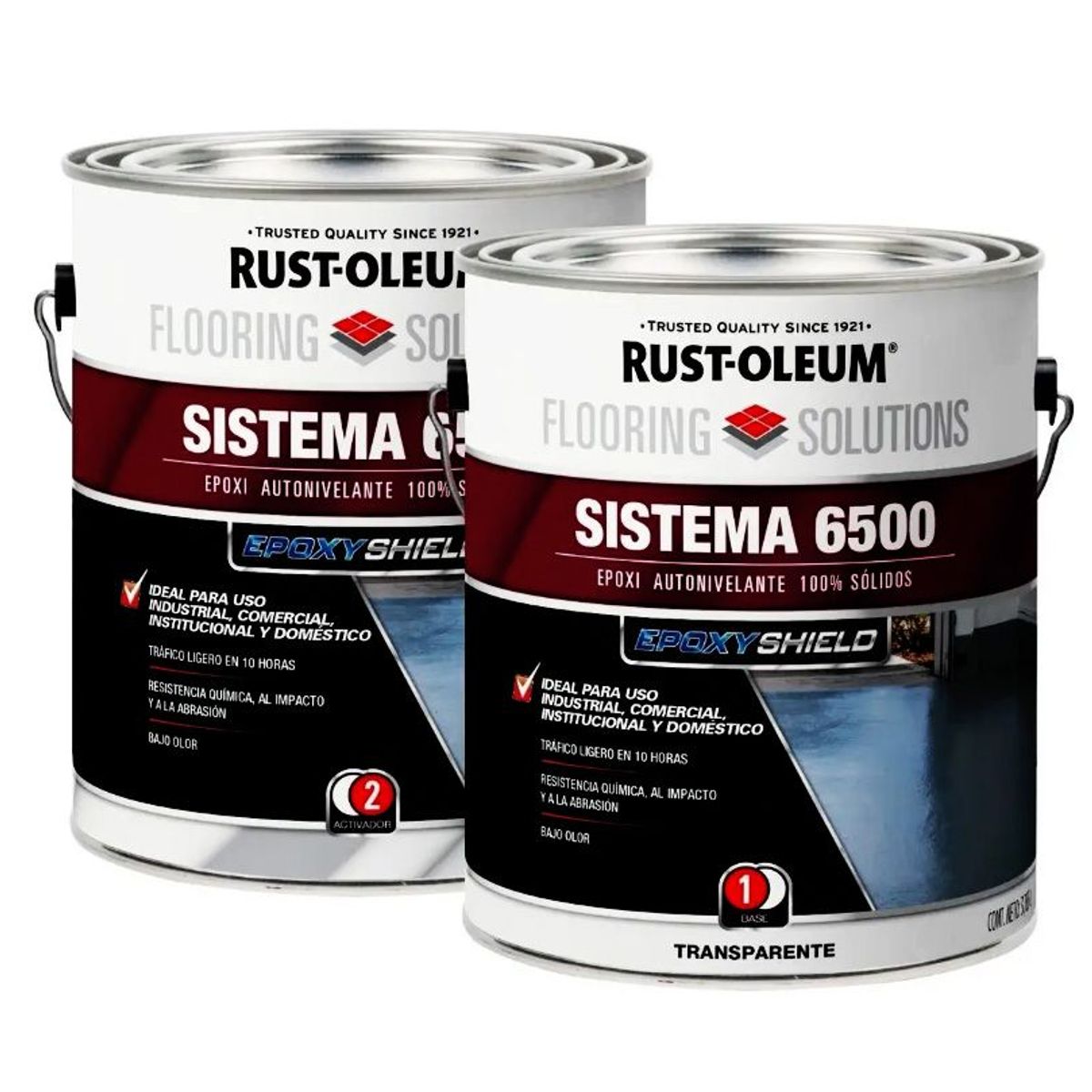 RESINA EPOXICA AUTONIVELANTE SISTEMA 6500 KIT 1 GALÓN, marca RUST OLEUM - Foto Principal