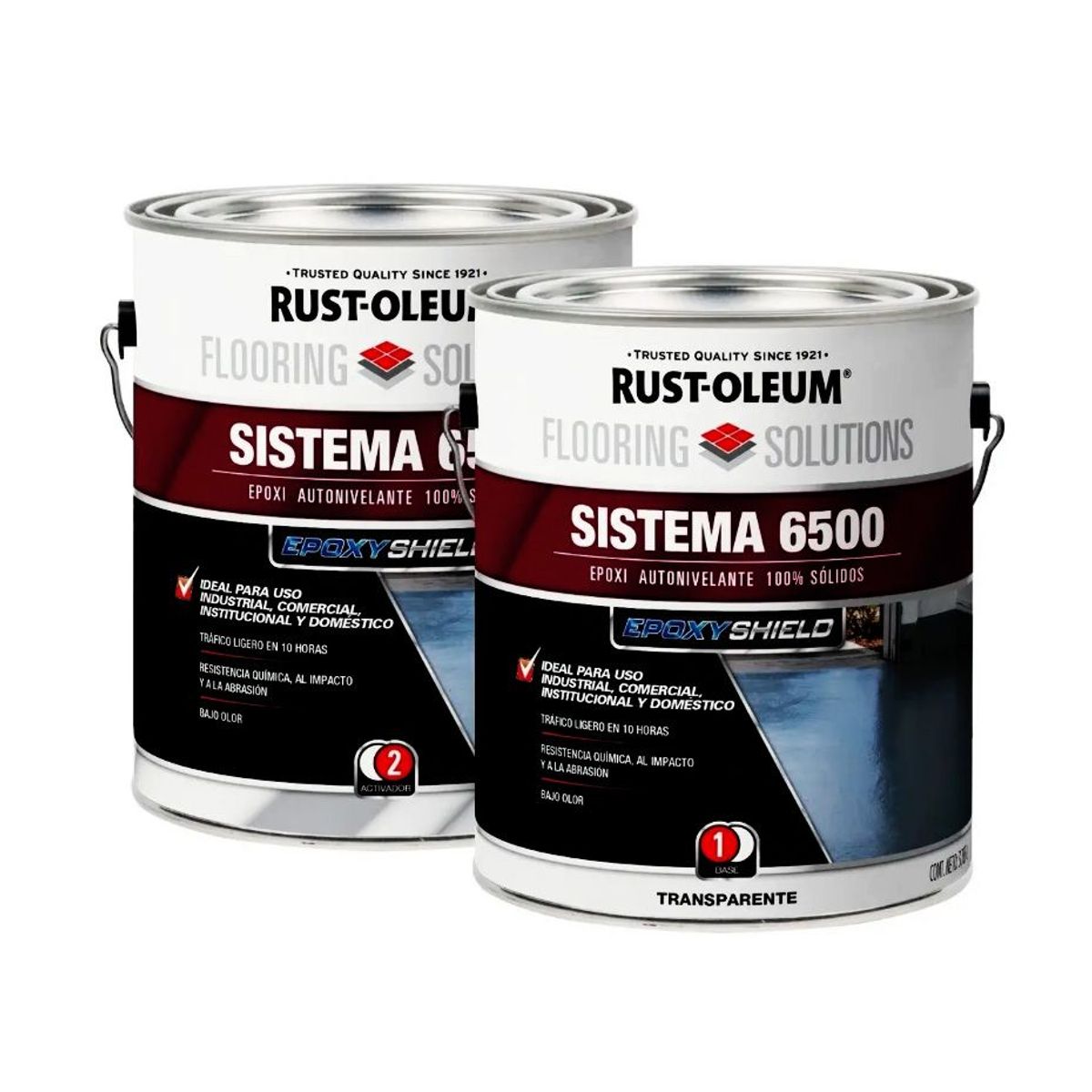 RESINA EPOXICA AUTONIVELANTE SISTEMA 6500 KIT 1 GALÓN, marca RUST OLEUM - Foto Principal