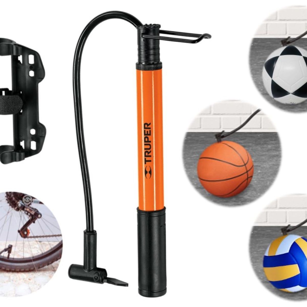 TRUPER - INFLADOR TRUPER MINI BOMBA DE AIRE