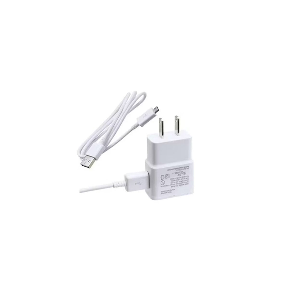 SAMSUNG - Cargador Samsung 155A Cable Micro USB-V8 serie J Blanco