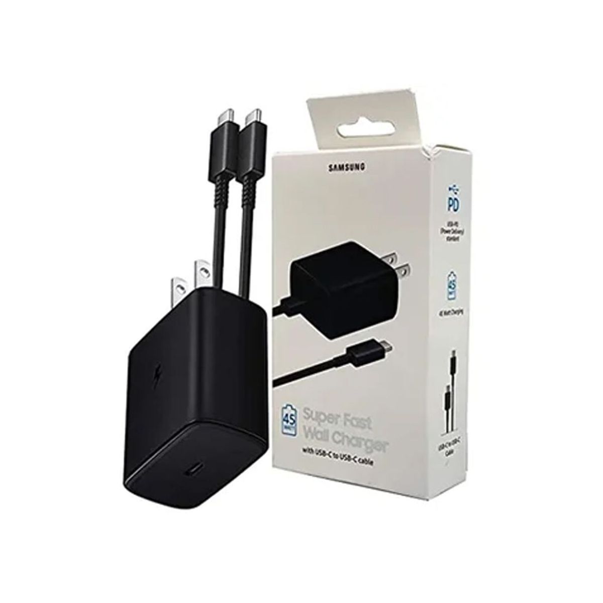 SAMSUNG - Cargador Samsung 45W EP-TA845 USB-C Negro