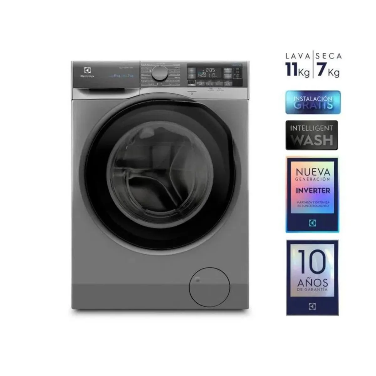 ELECTROLUX - Lavaseca 11 / 7Kg Electrolux Carga Frontal Ultimate Care EWDX11E2G