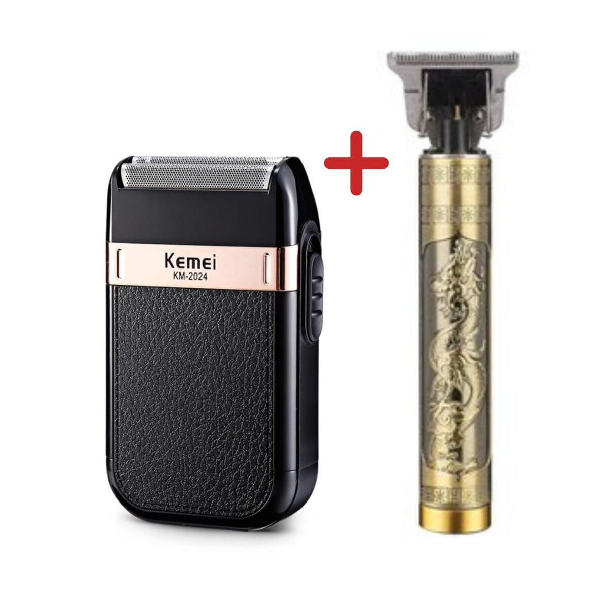 OEM - Combo Rasuradora Shaver Kemei 2O24  Patillera Trimmer Dragon