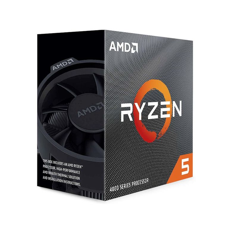 AMD - Procesador AMD Ryzen 5 4500 3.6-4.1GHz 8MB L3 6-Core AM4 7nm 65W