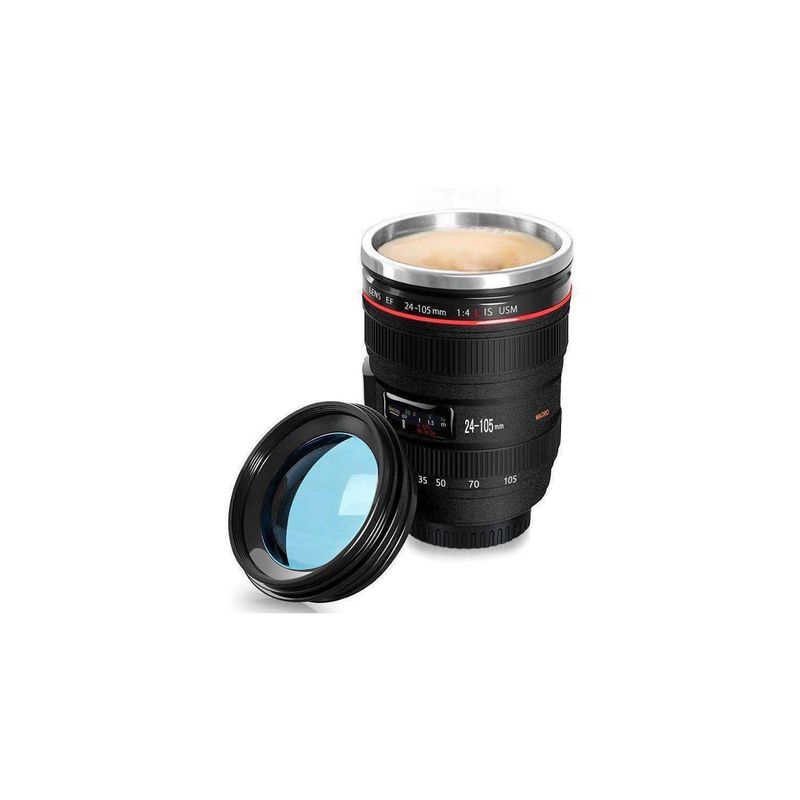 GENERICO - Taza 3D Lente Objetivo de Cámara Fotográfica