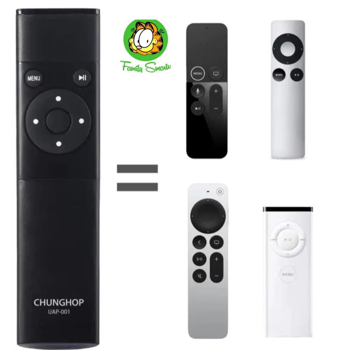 UNIVERSAL - Control Remoto para apple tv 2022 2021 4, 3, 2, 1 + Pilas