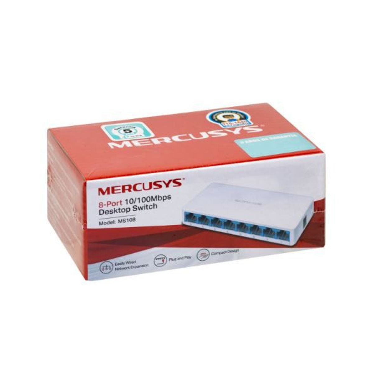 MERCUSYS - Switch de 8 Puertos 10/100Mbps MS108 MERCUSYS