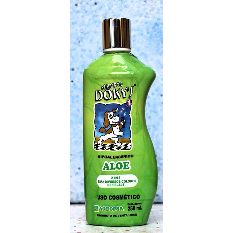 GENERICO - SHAMPOO PARA PERROS Y GATOS HIPOALERGENICO DOKYS ALOE 250 ML