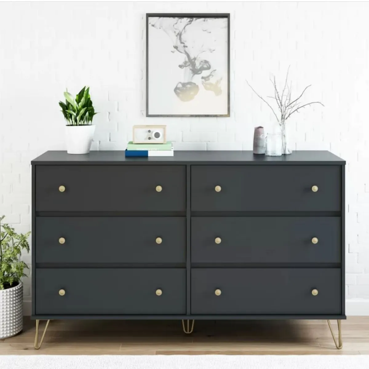 VENTITAS HOME - Cómoda Minimalista Kenia Ventitas Home Plomo