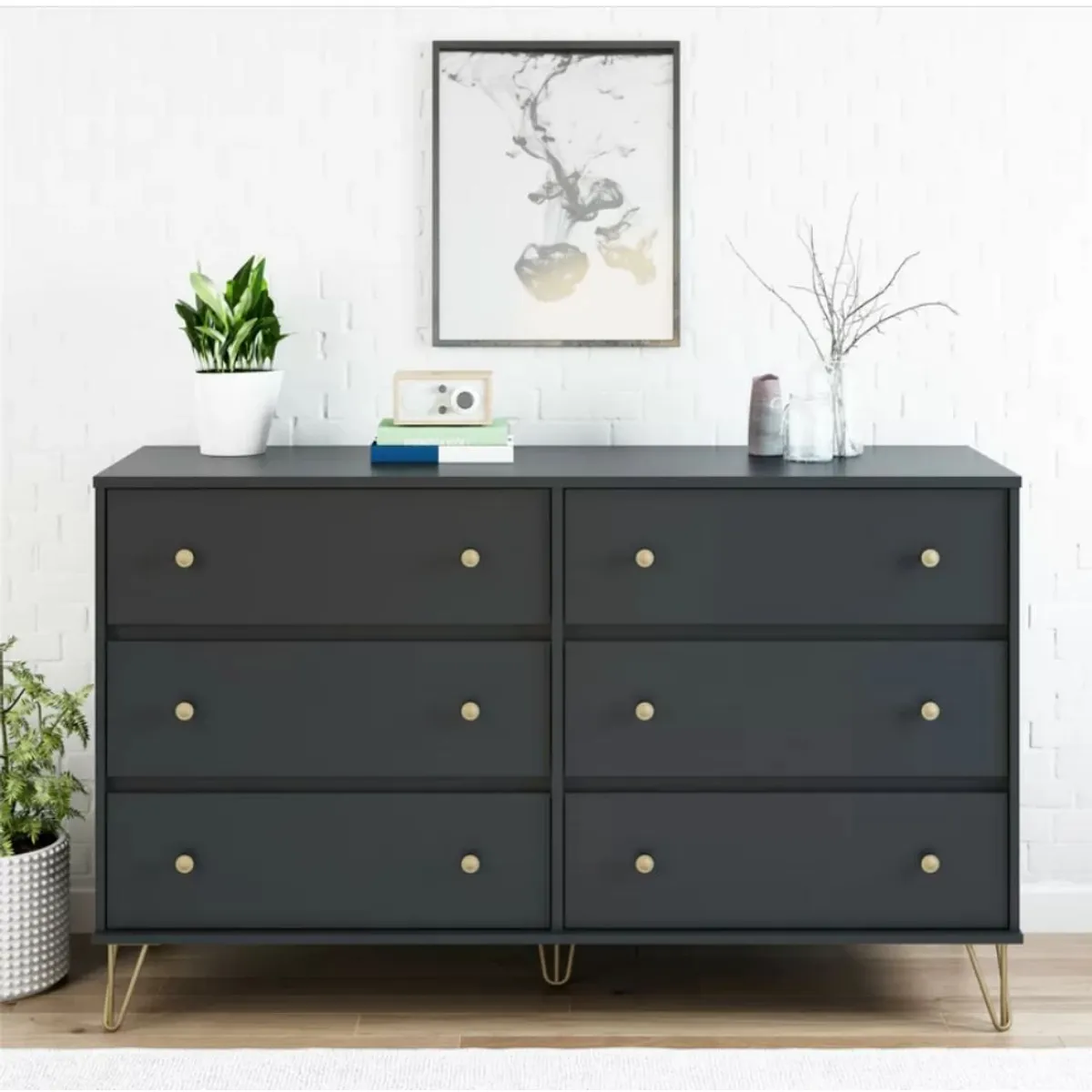 VENTITAS HOME - Cómoda Minimalista Kenia Ventitas Home Plomo