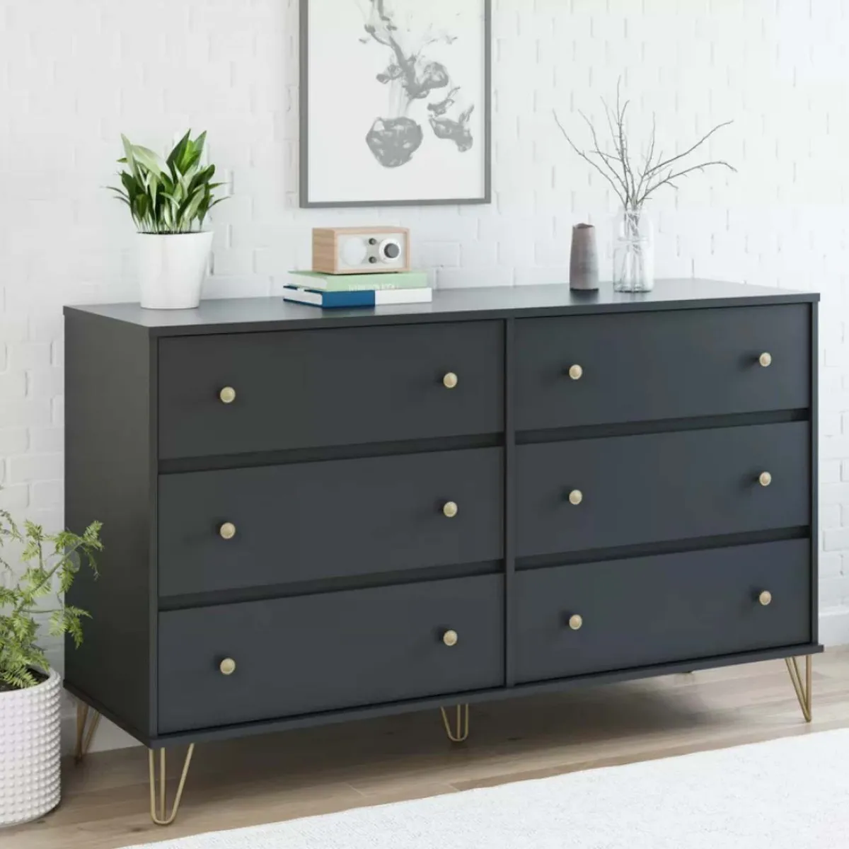 VENTITAS HOME - Cómoda Minimalista Kenia Ventitas Home Plomo