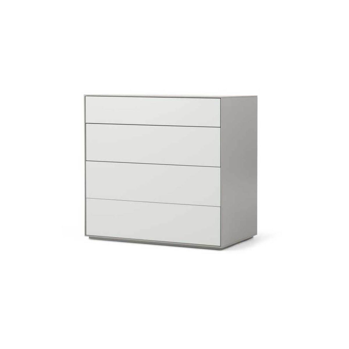 YOLODECORO - Cómoda 4 Cajones Stretto Tonos Gris