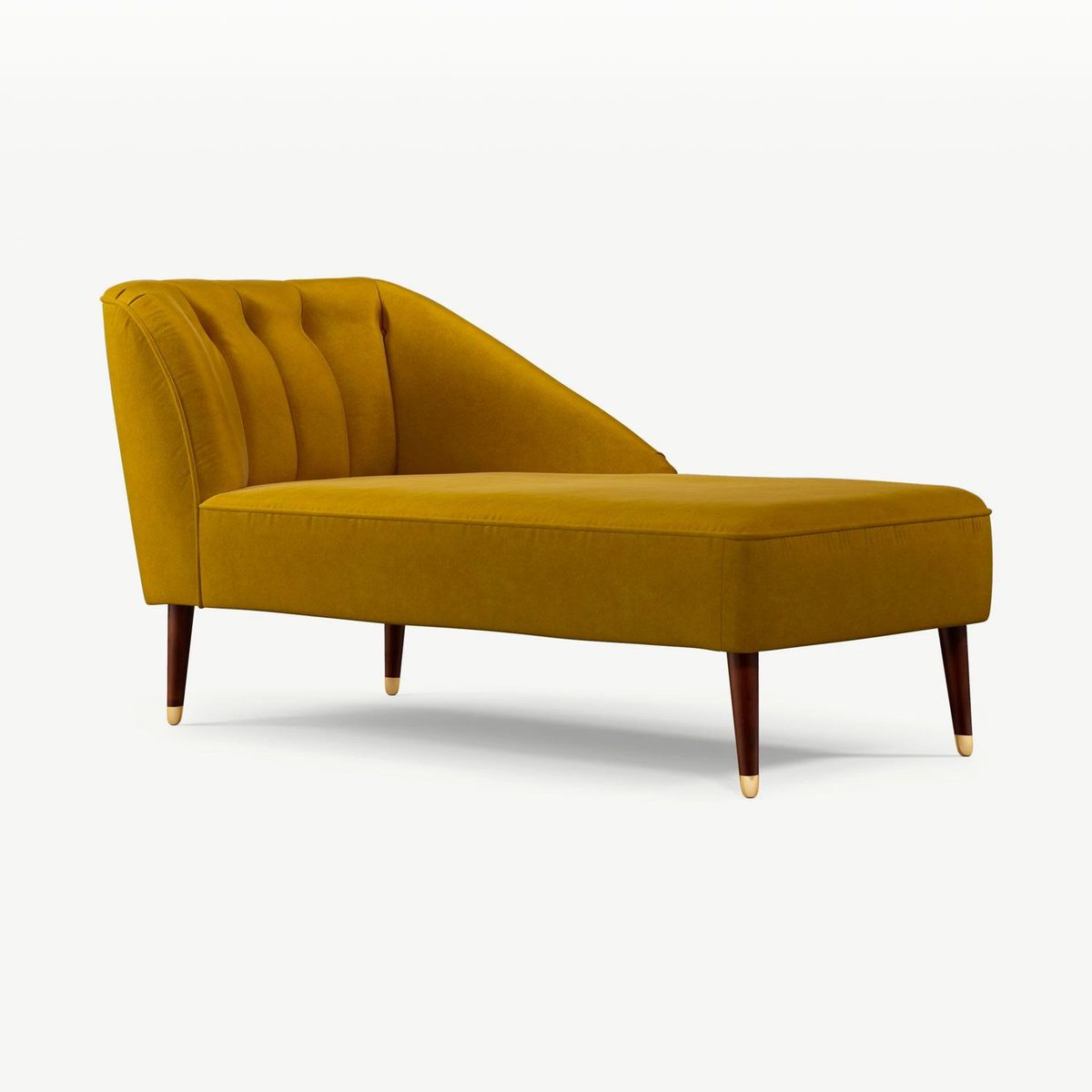 YOLODECORO - Chaise Longue Derecho Margot 2 Cuerpos Ocre