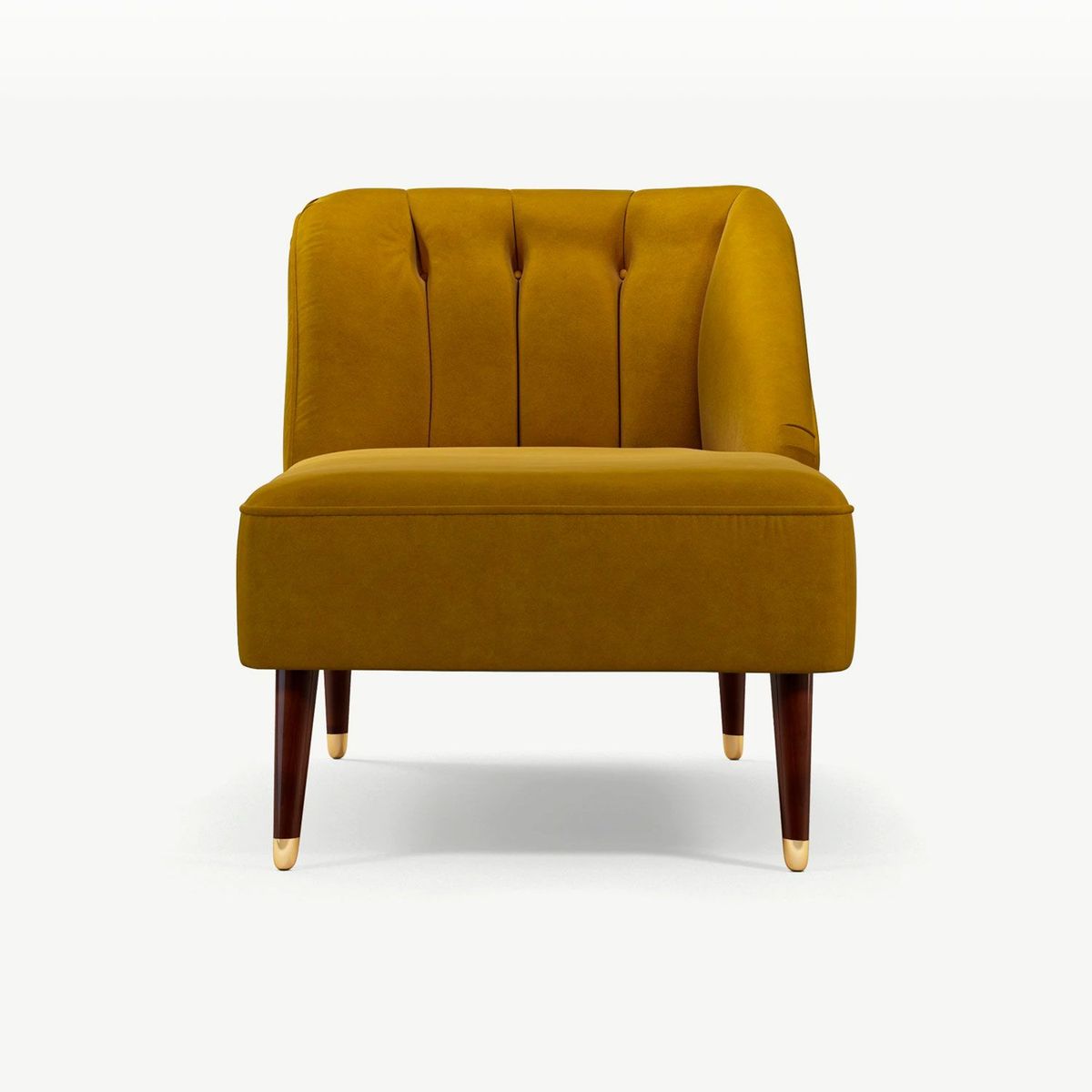 YOLODECORO - Chaise Longue Derecho Margot 2 Cuerpos Ocre