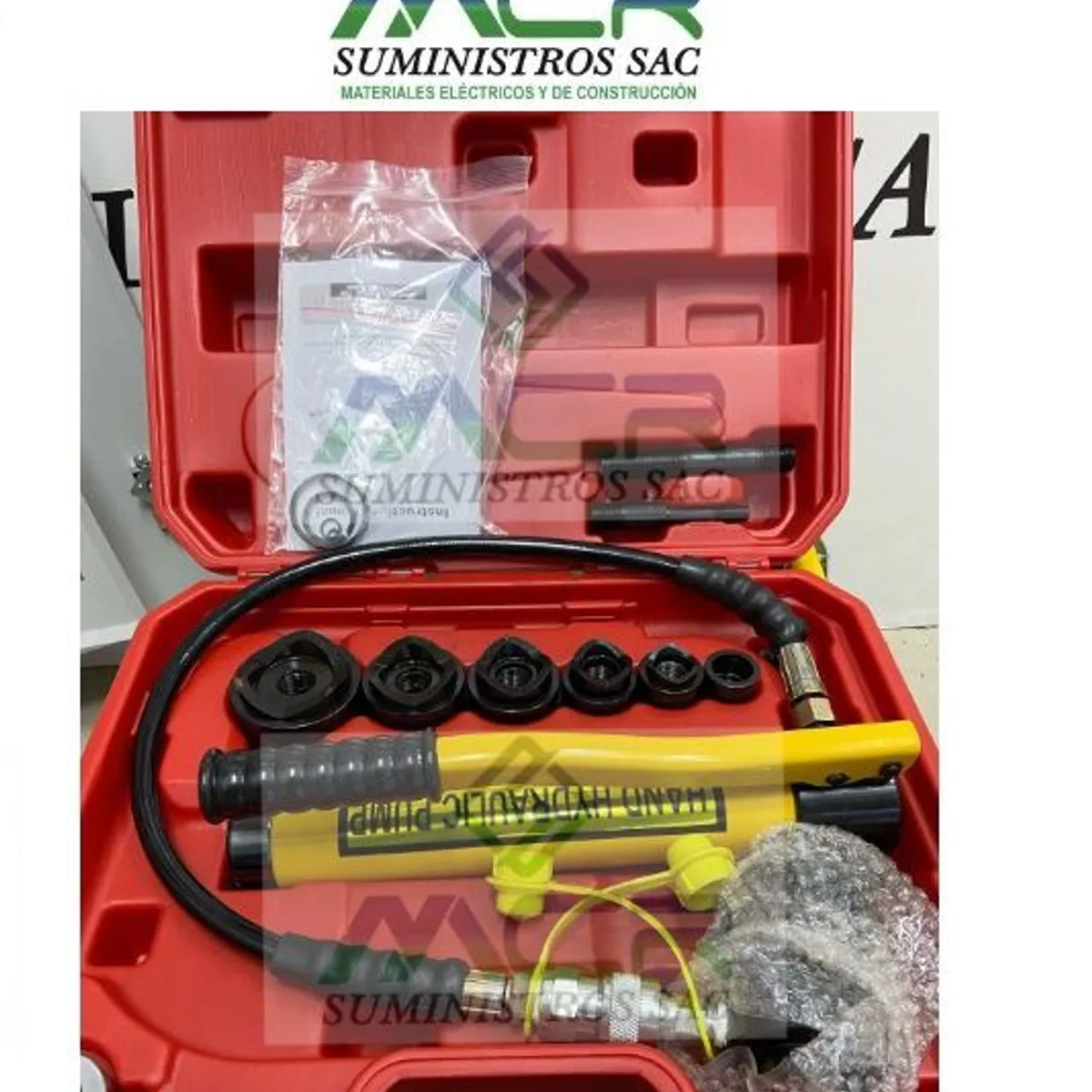 GENERICO - perforador o abre hueco hidraulico con bomba y cabezal giratorio de media a 2 pulgadas