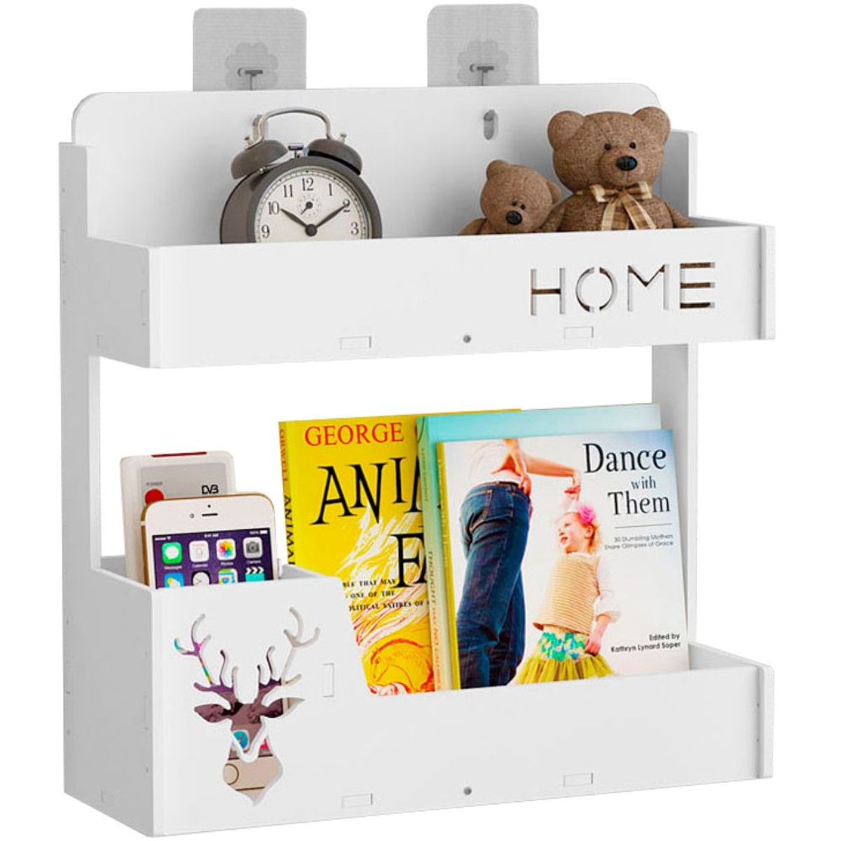 MINARI - Librero Organizador de Oficina Estante Flotante J159-D