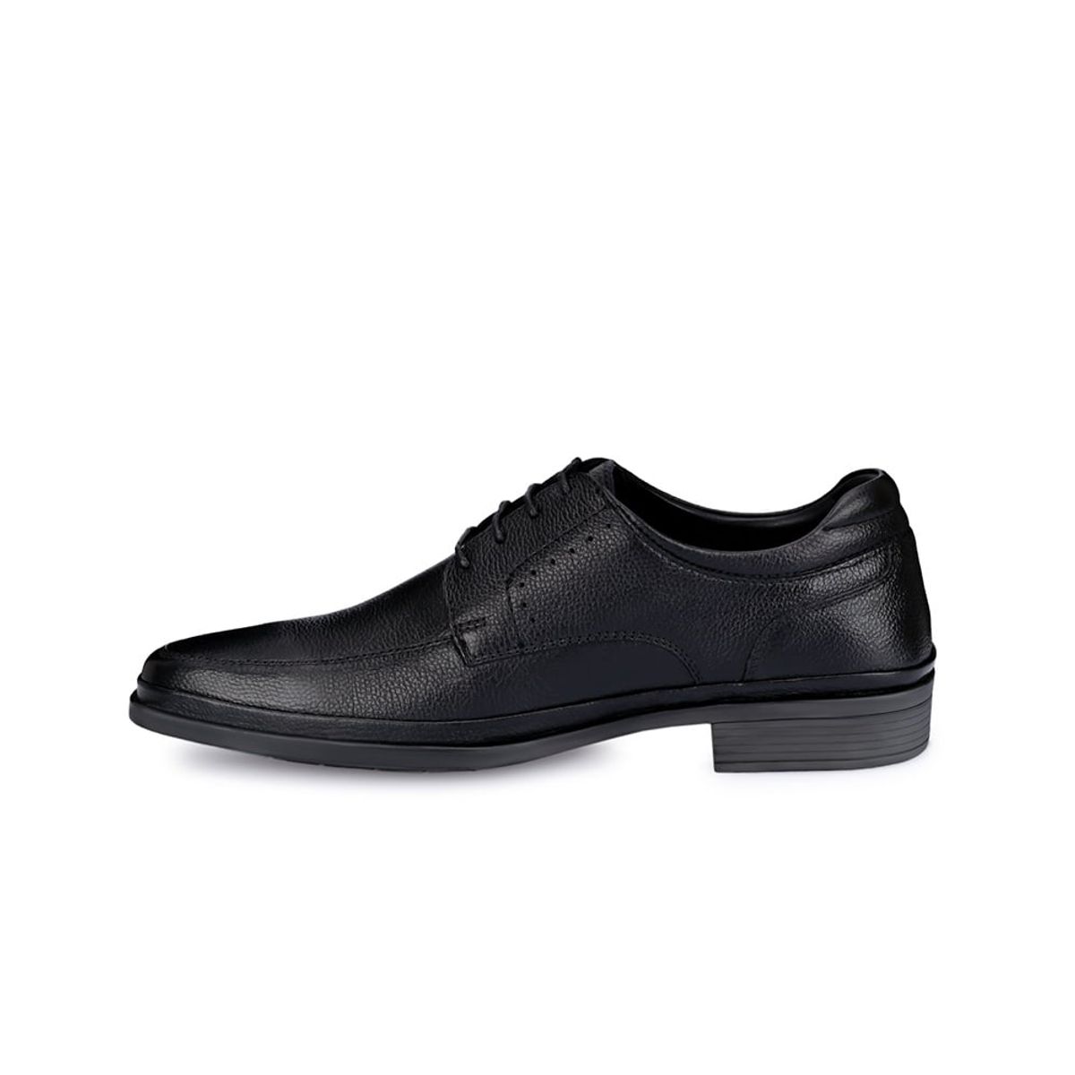 VIALE - Zapato Derby Casual MATEO-043 Negro Viale Homme Cuero