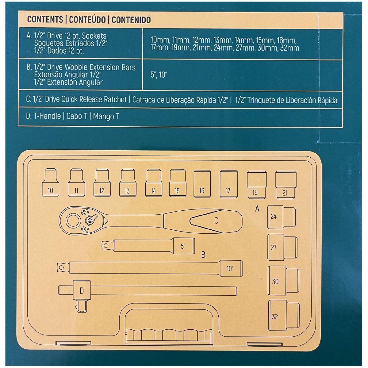 SATA - JGOX18PZA DADOS EN JGO MM 1/2 10-32MM ST09204SJ SATA